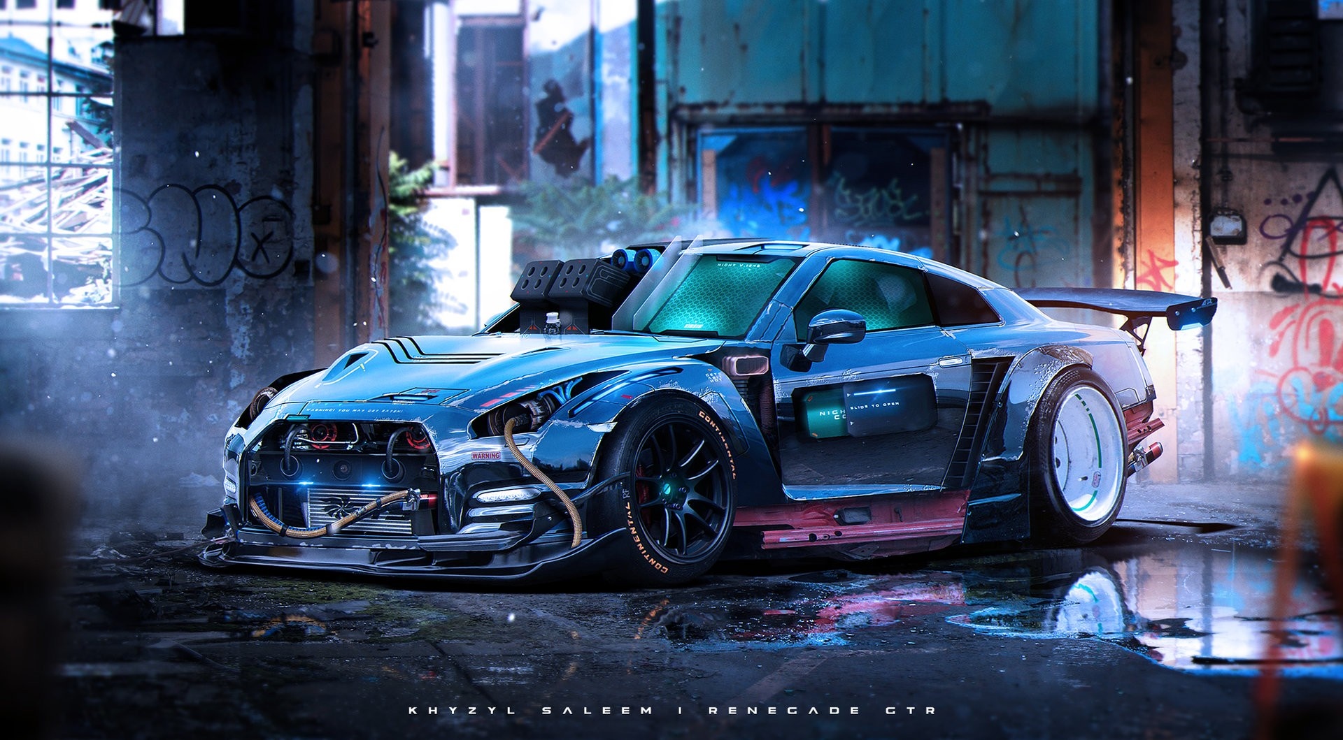 Futuristic Nissan GT-R by Khyzyl Saleem HD Wallpaper