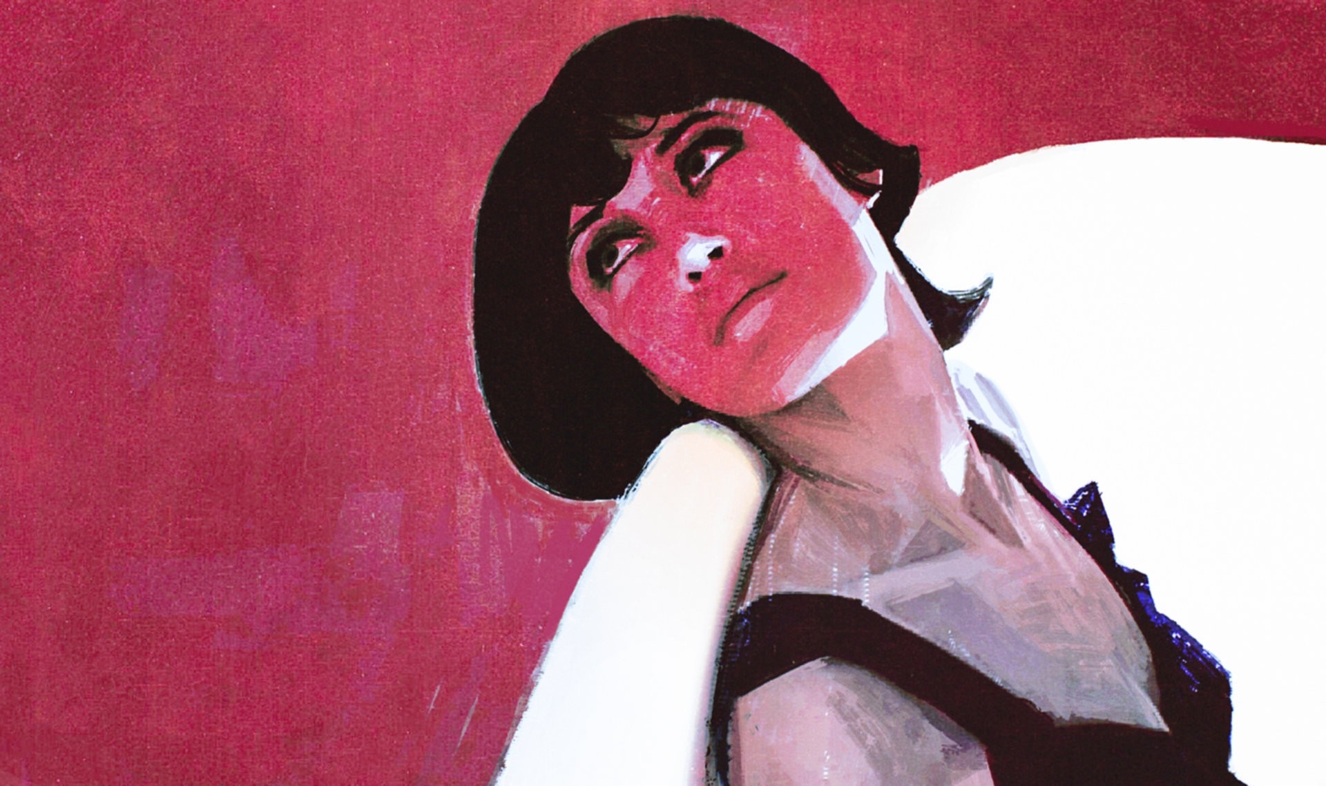 Illustration of a woman by Alexander Mandradjiev HD Wallpaper