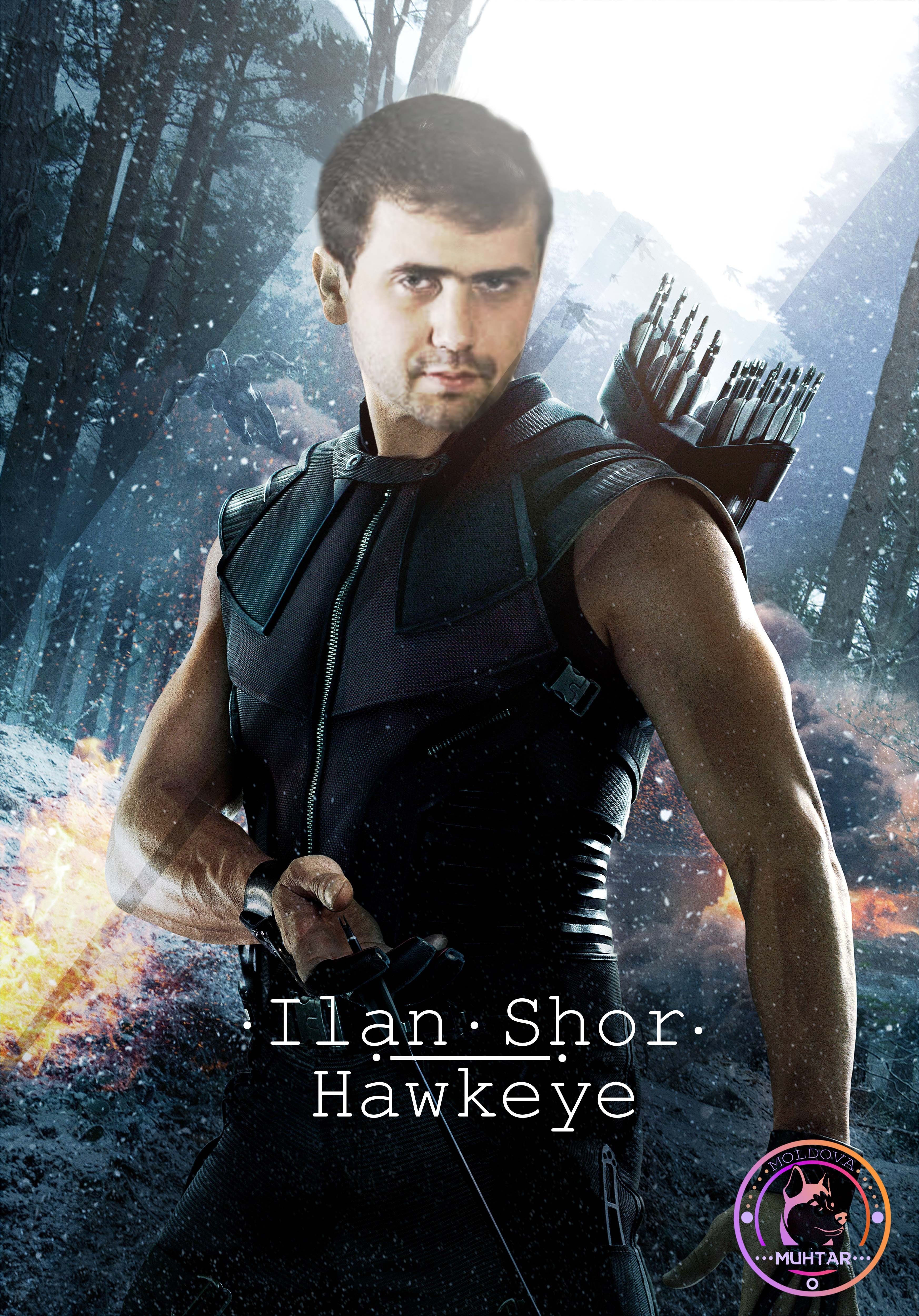 Ilan Shor as Hawkeye from Marvel HD Wallpaper