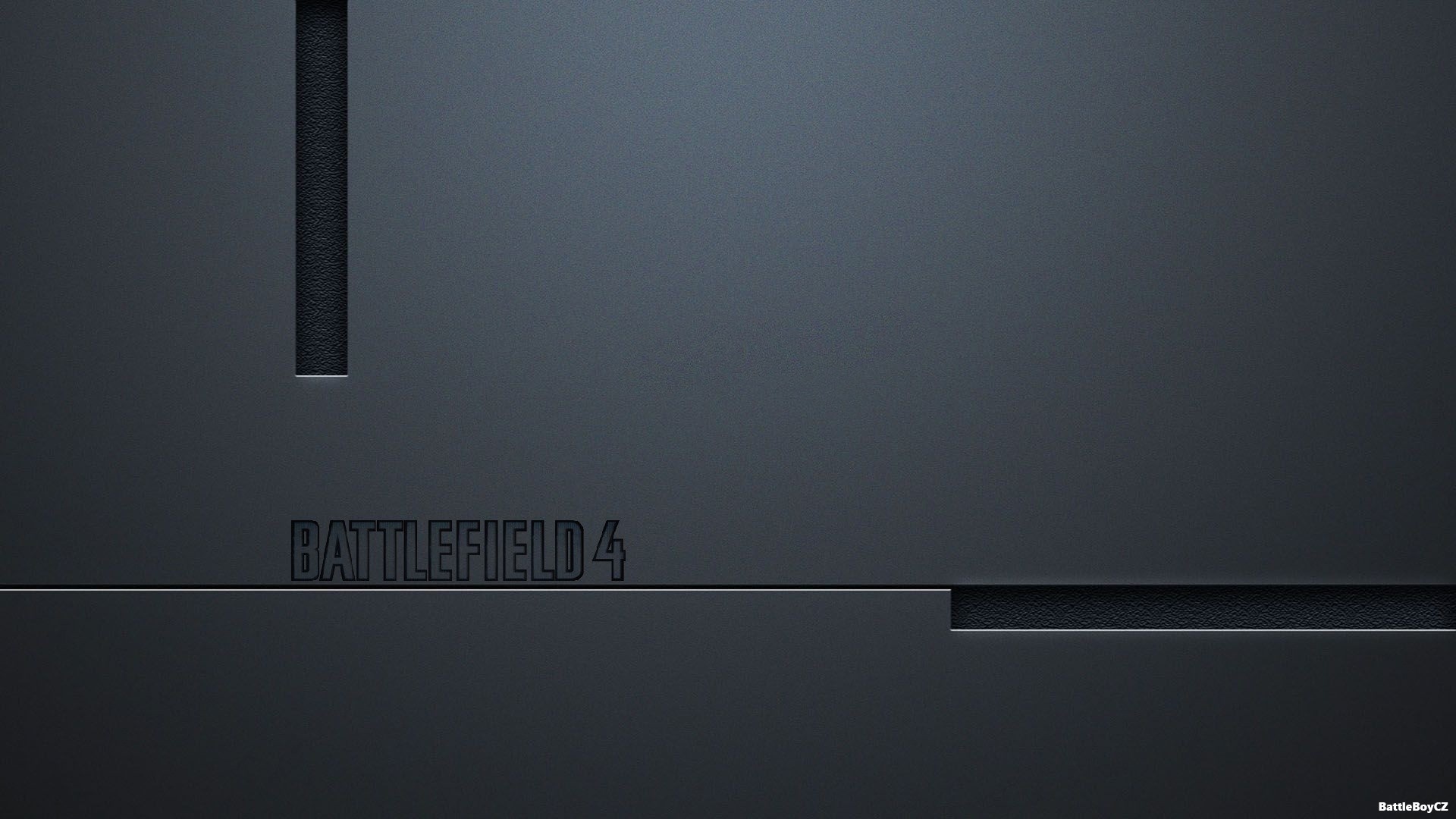Battlefield 4 Logo on Textured Surface HD Wallpaper