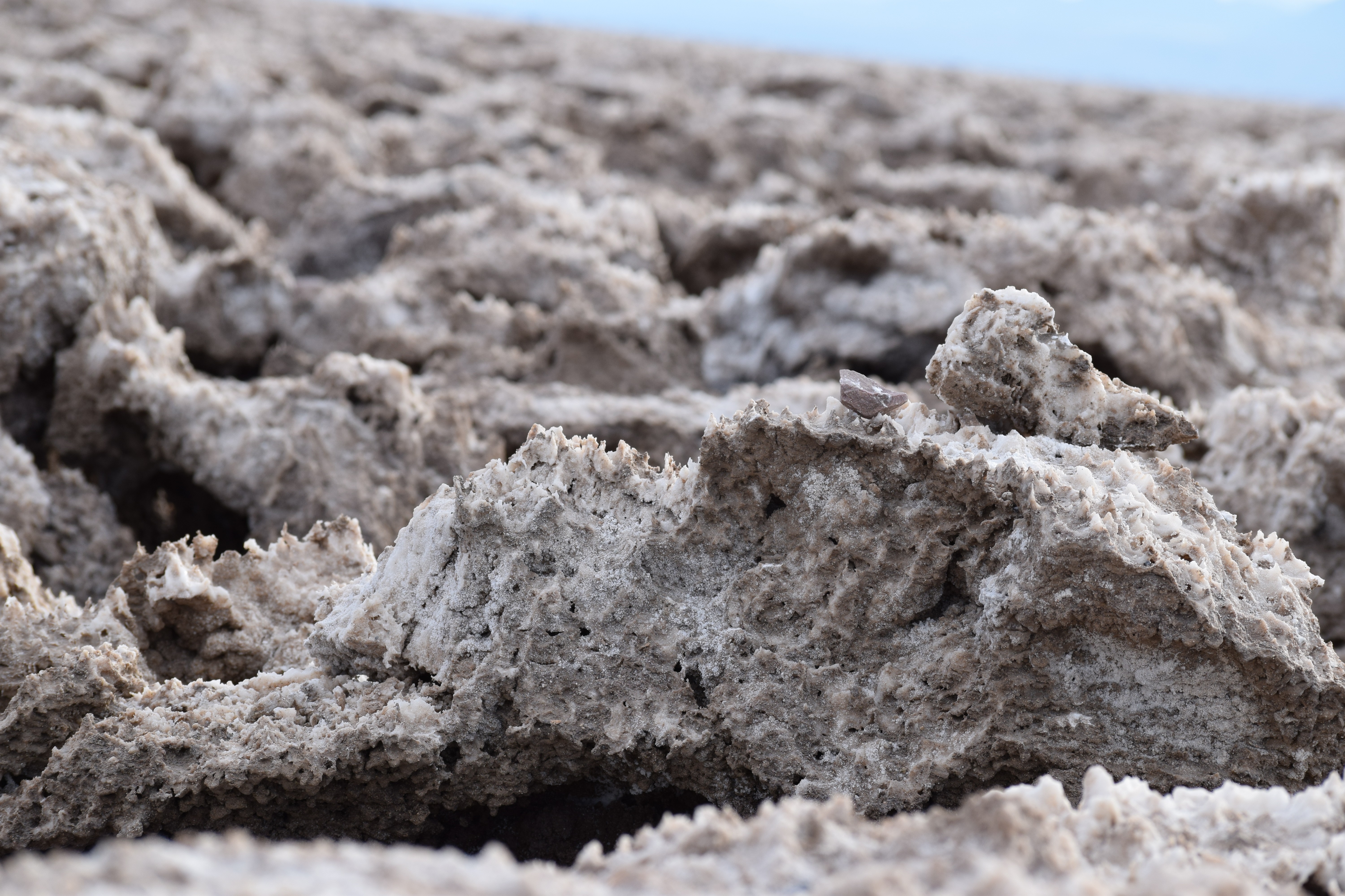 Salt formations in Death Valley HD Wallpaper
