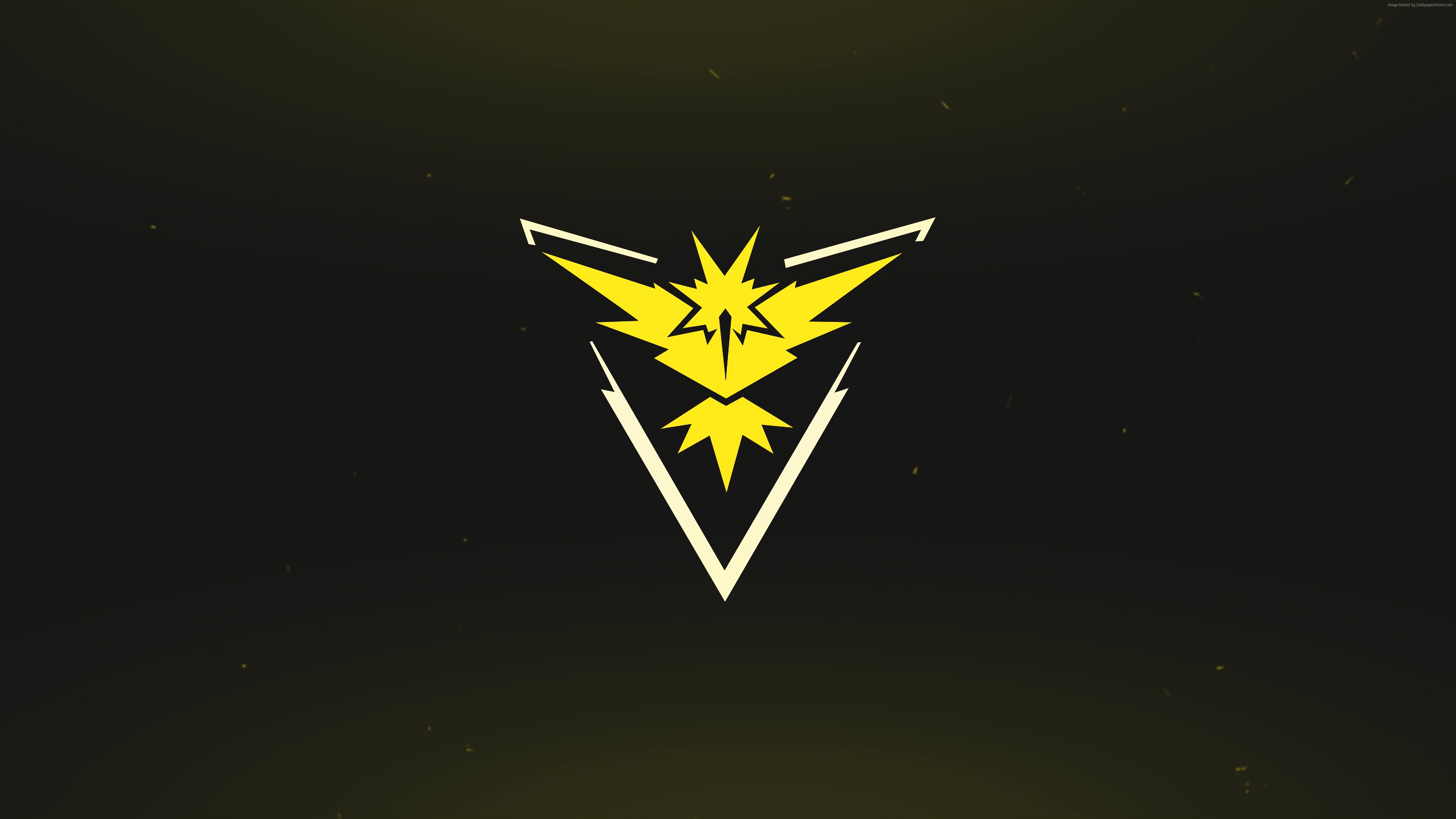 Pokemon Go Team Instinct Logo HD Wallpaper