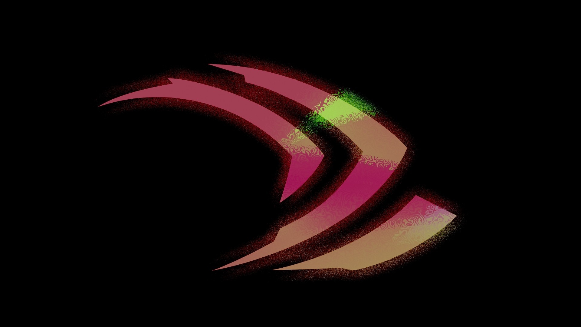 Nvidia logo with abstract design HD Wallpaper