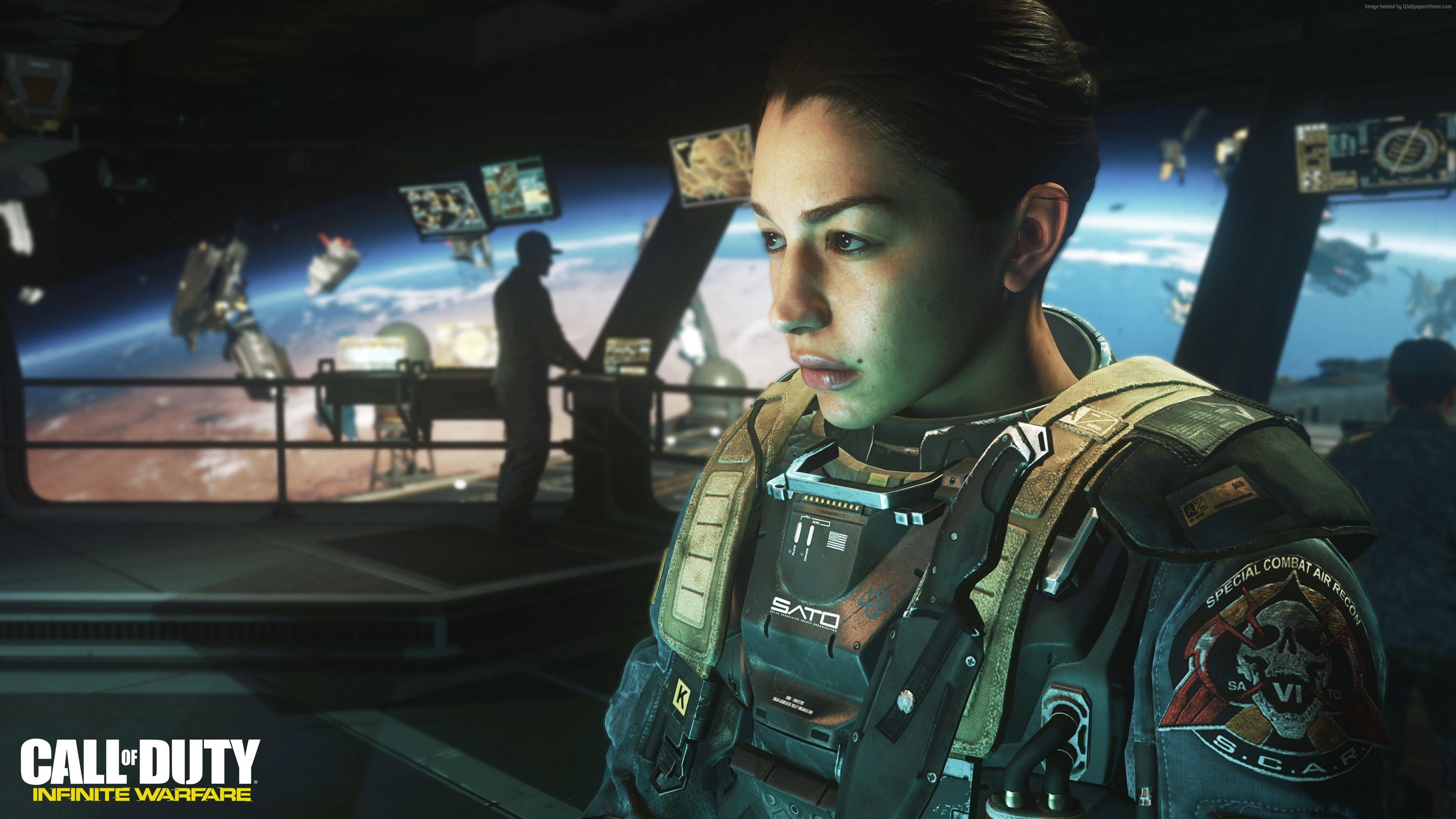 Call of Duty: Infinite Warfare character in space HD Wallpaper