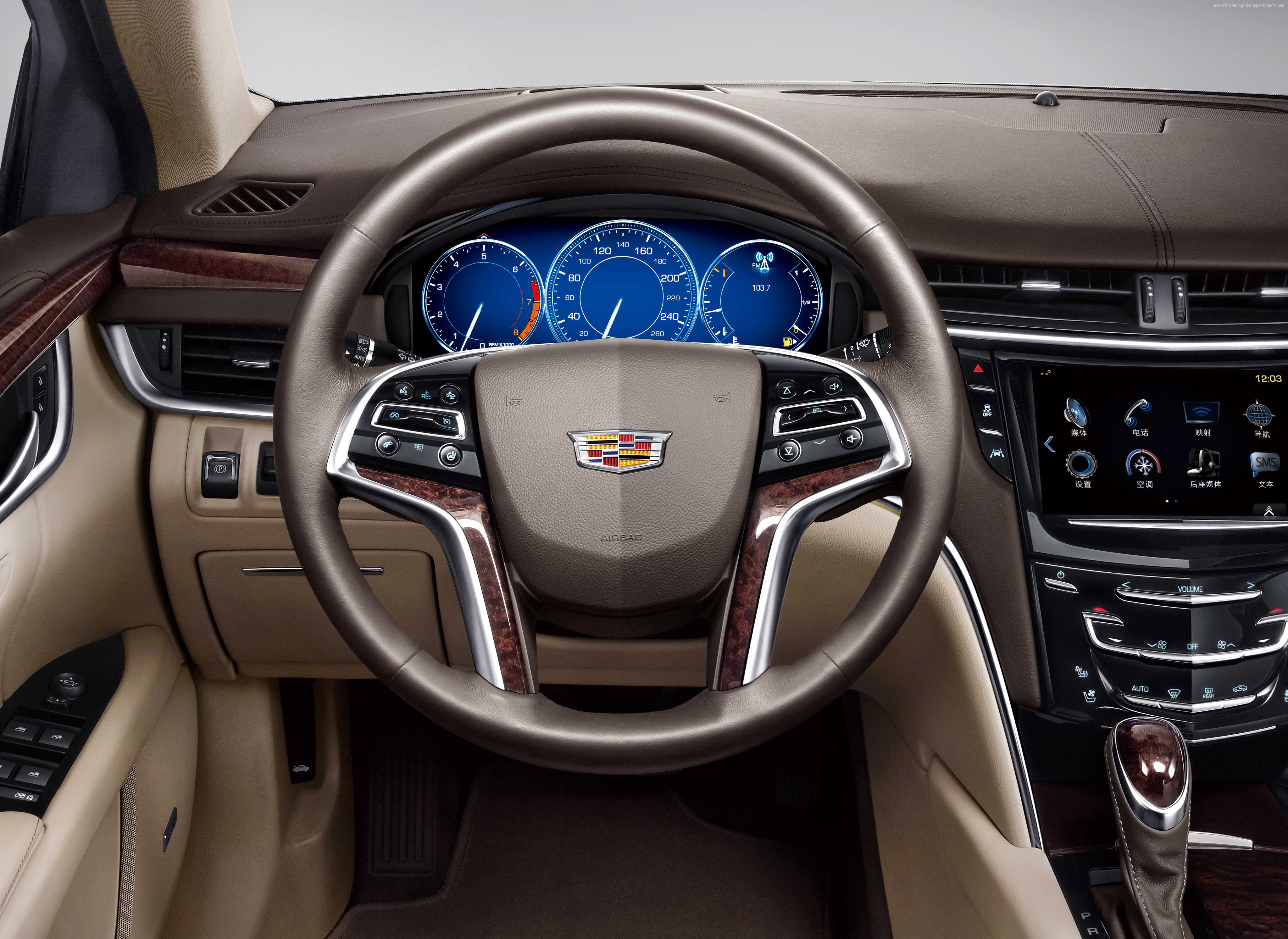Cadillac XTS CN-spec luxury car interior HD Wallpaper