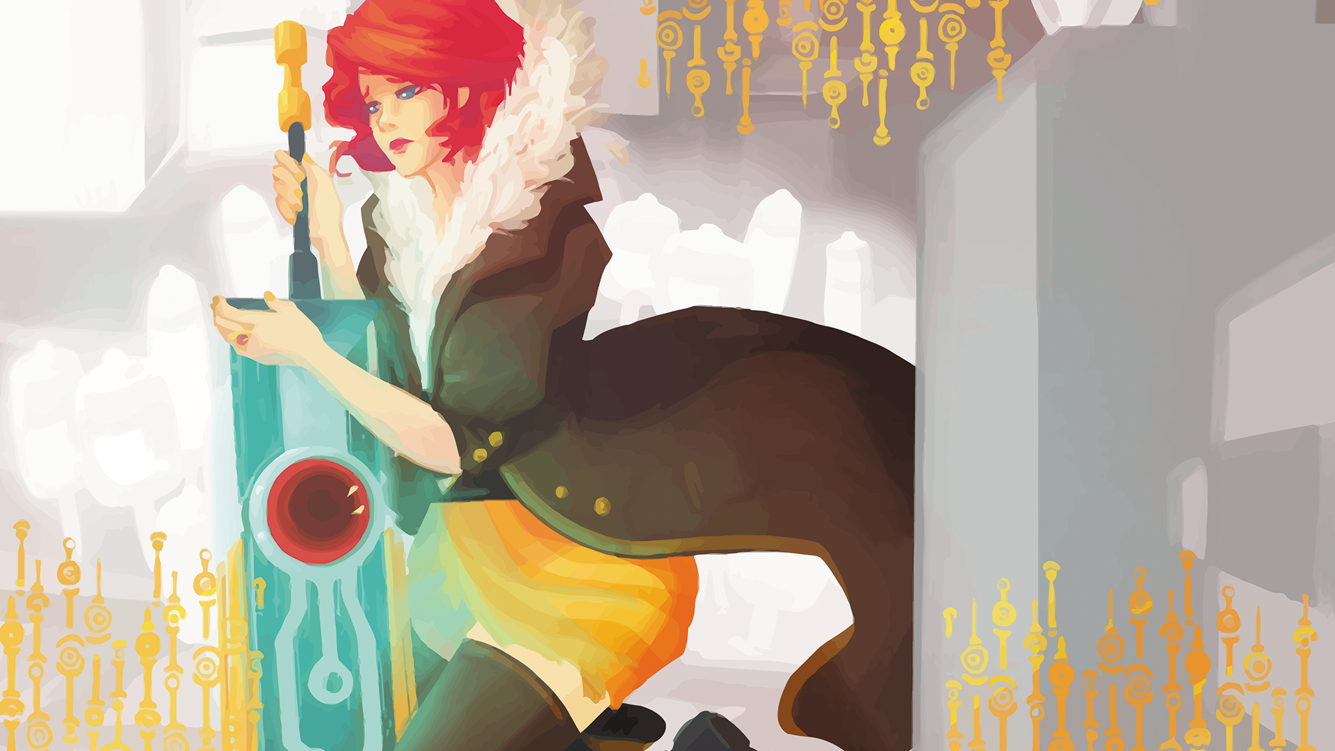 Red Transistor from Transistor HD Wallpaper