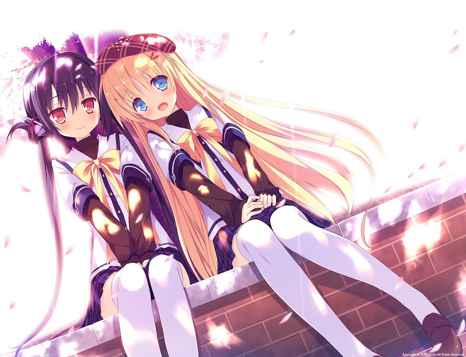 Takakura Anri and Takakura Anzu from Clover Days HD Wallpaper