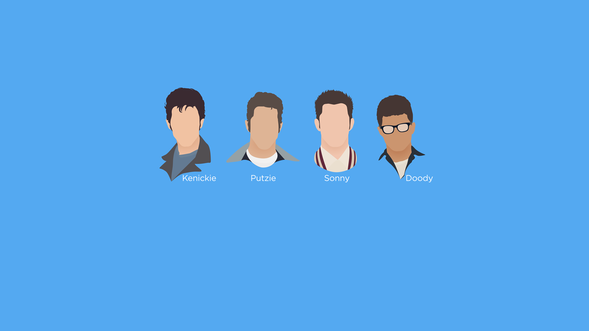 Four characters from Grease Live HD Wallpaper