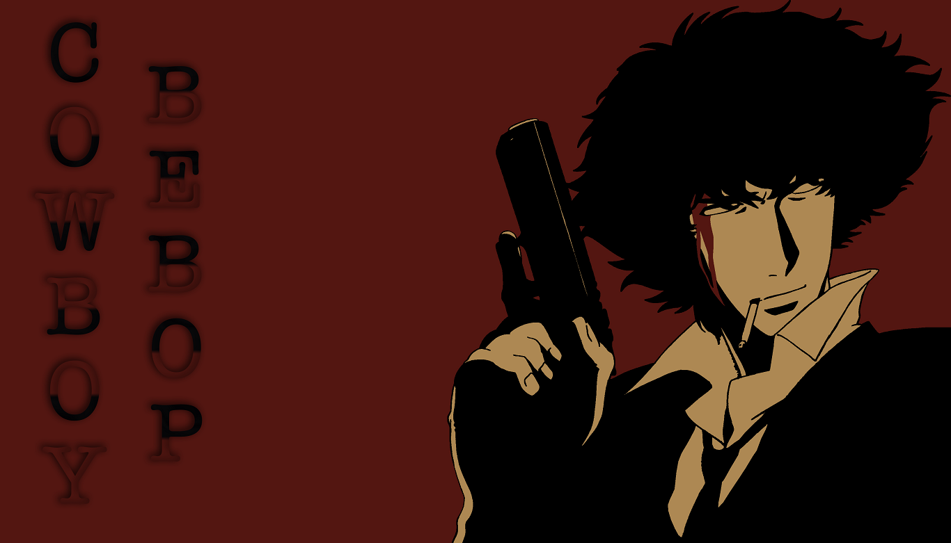 Spike Spiegel from Cowboy Bebop holding a gun HD Wallpaper