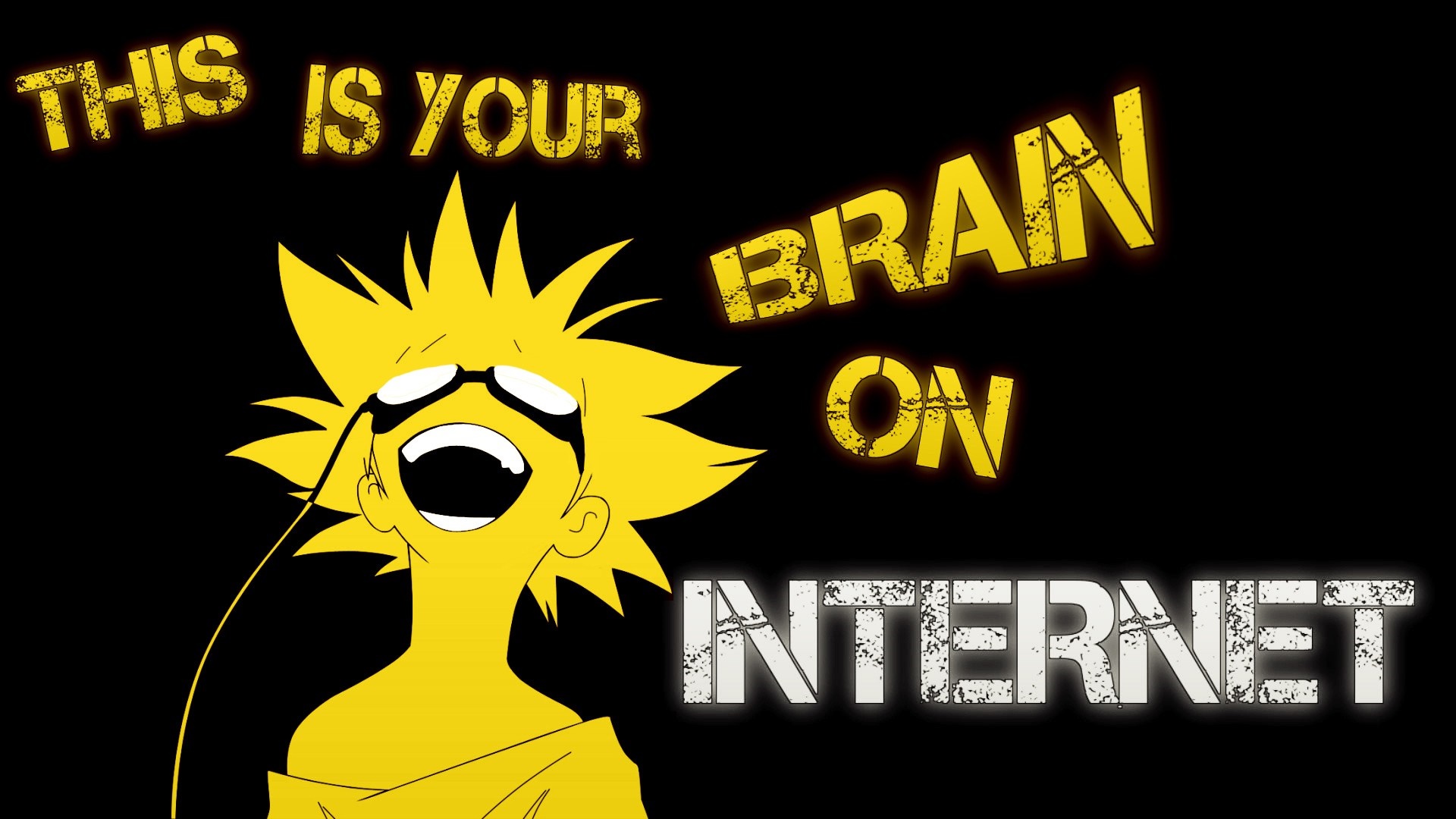 Spike Spiegel from Cowboy Bebop: This is Your Brain on Internet HD Wallpaper