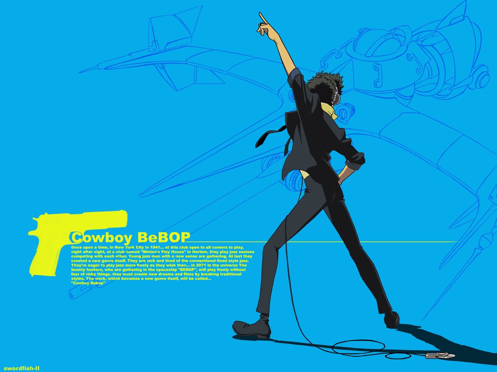 Spike Spiegel from Cowboy Bebop HD Wallpaper