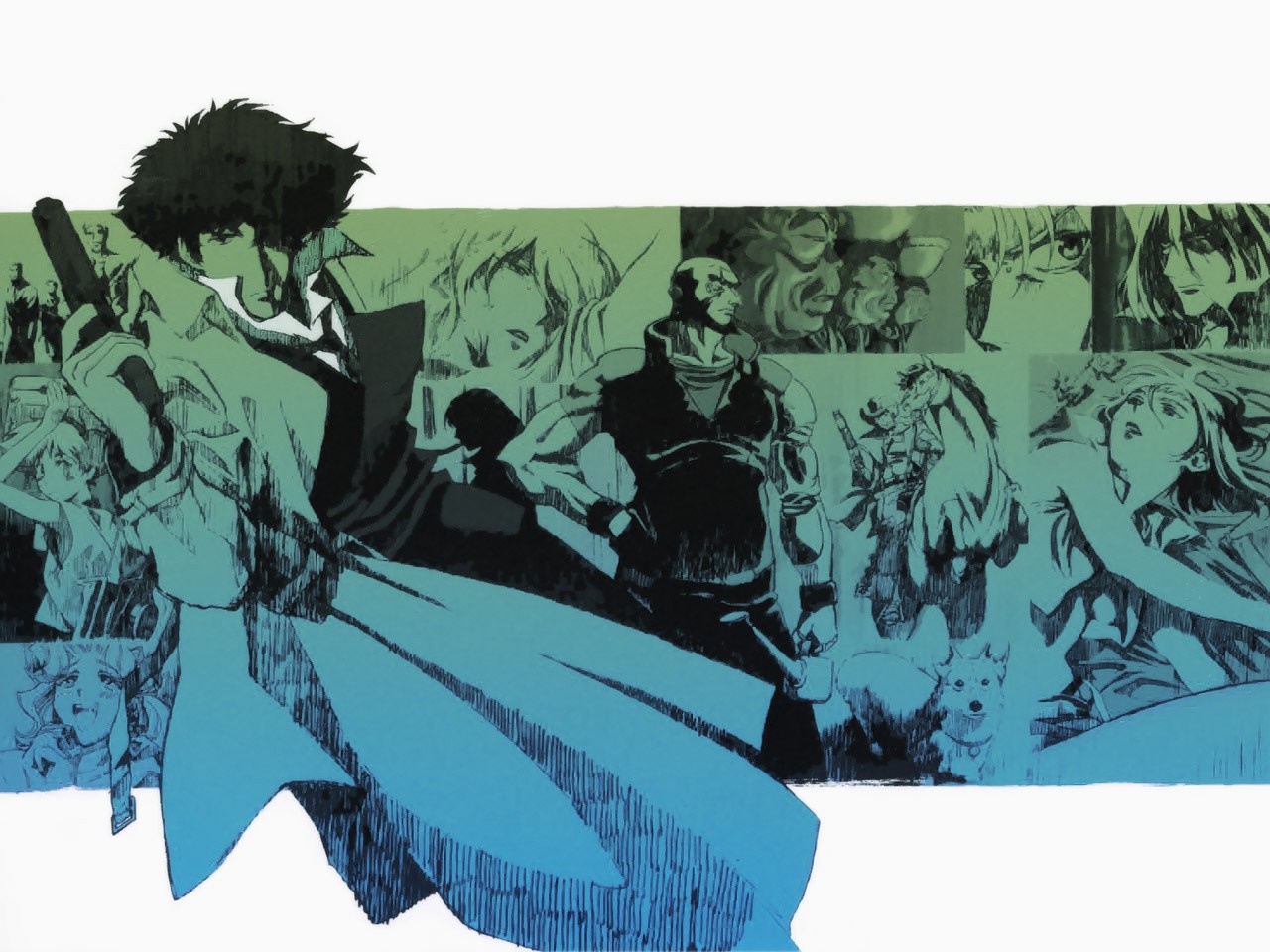 Spike Spiegel and characters from Cowboy Bebop HD Wallpaper
