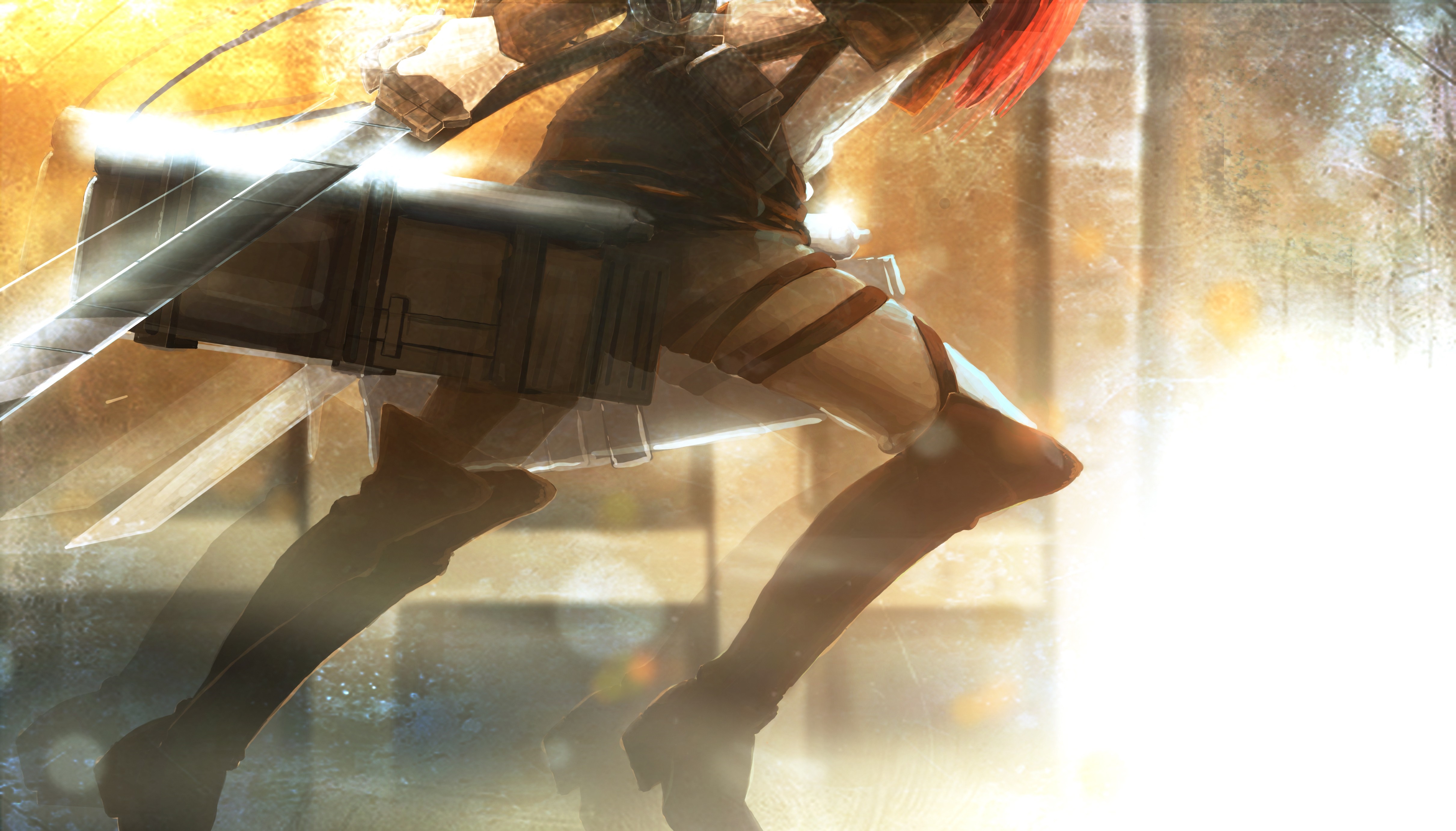 Mikasa Ackerman from Attack on Titan HD Wallpaper