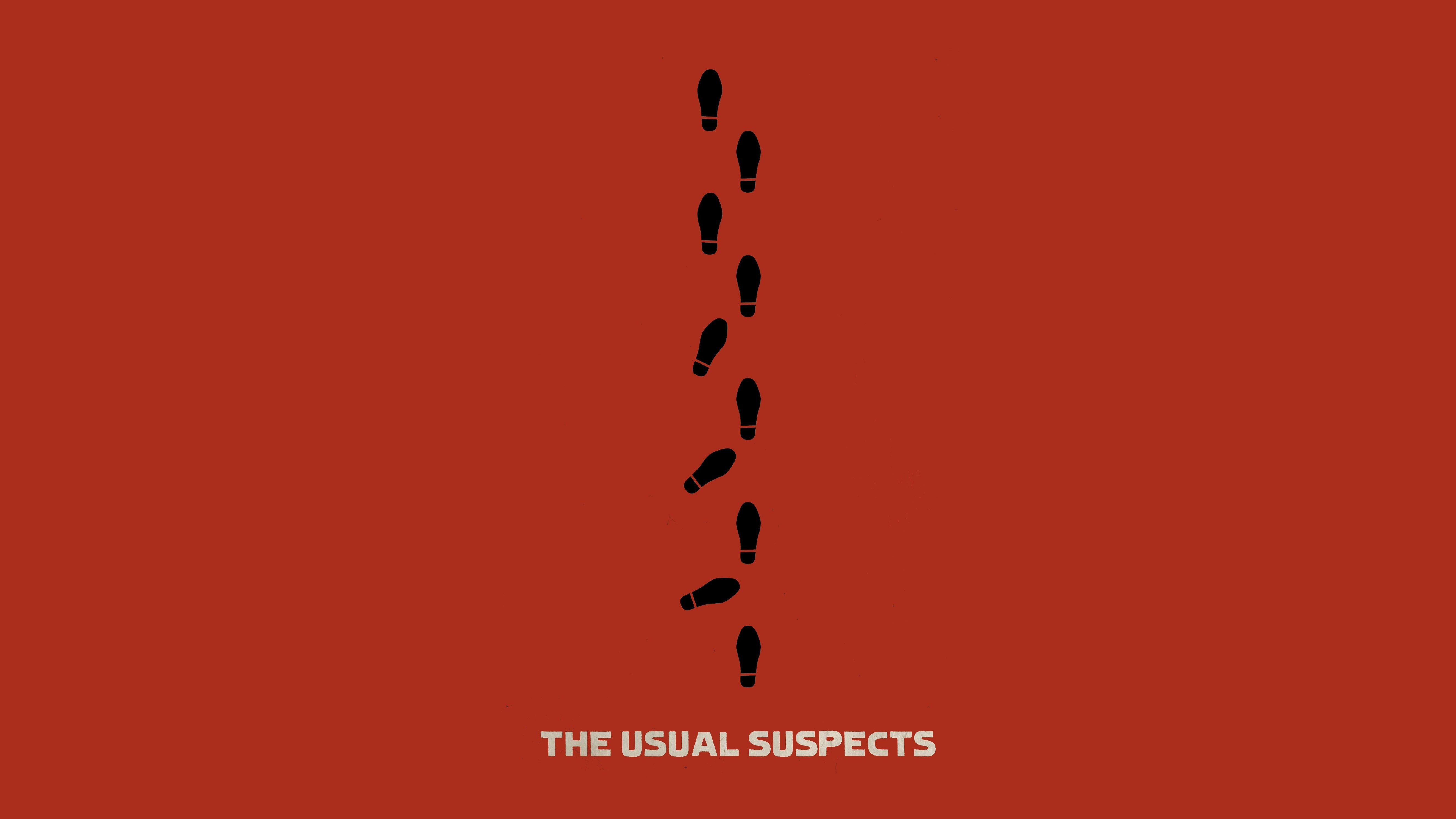The Usual Suspects movie poster with footprints HD Wallpaper