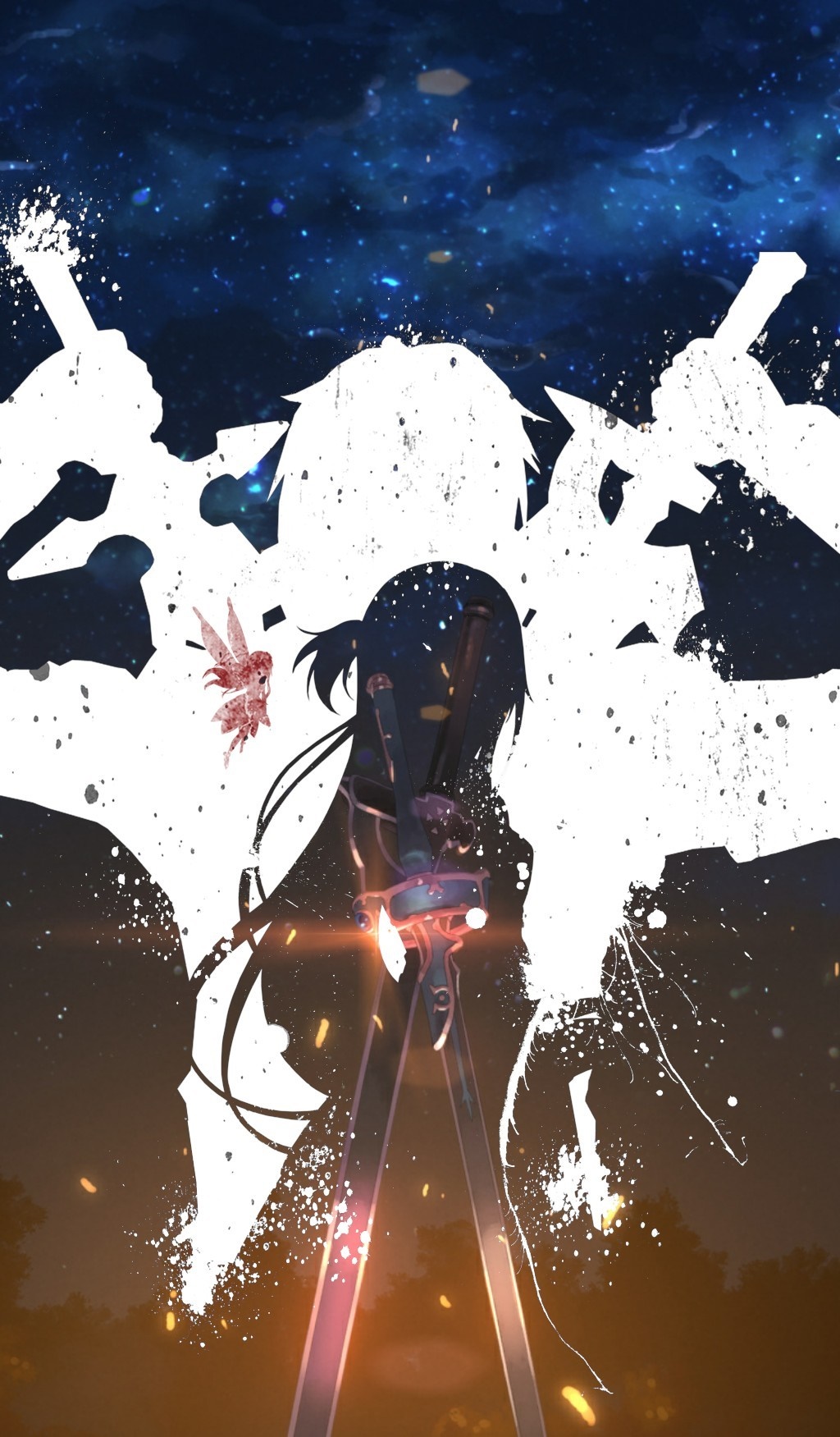 Asuna and companions from Sword Art Online HD Wallpaper