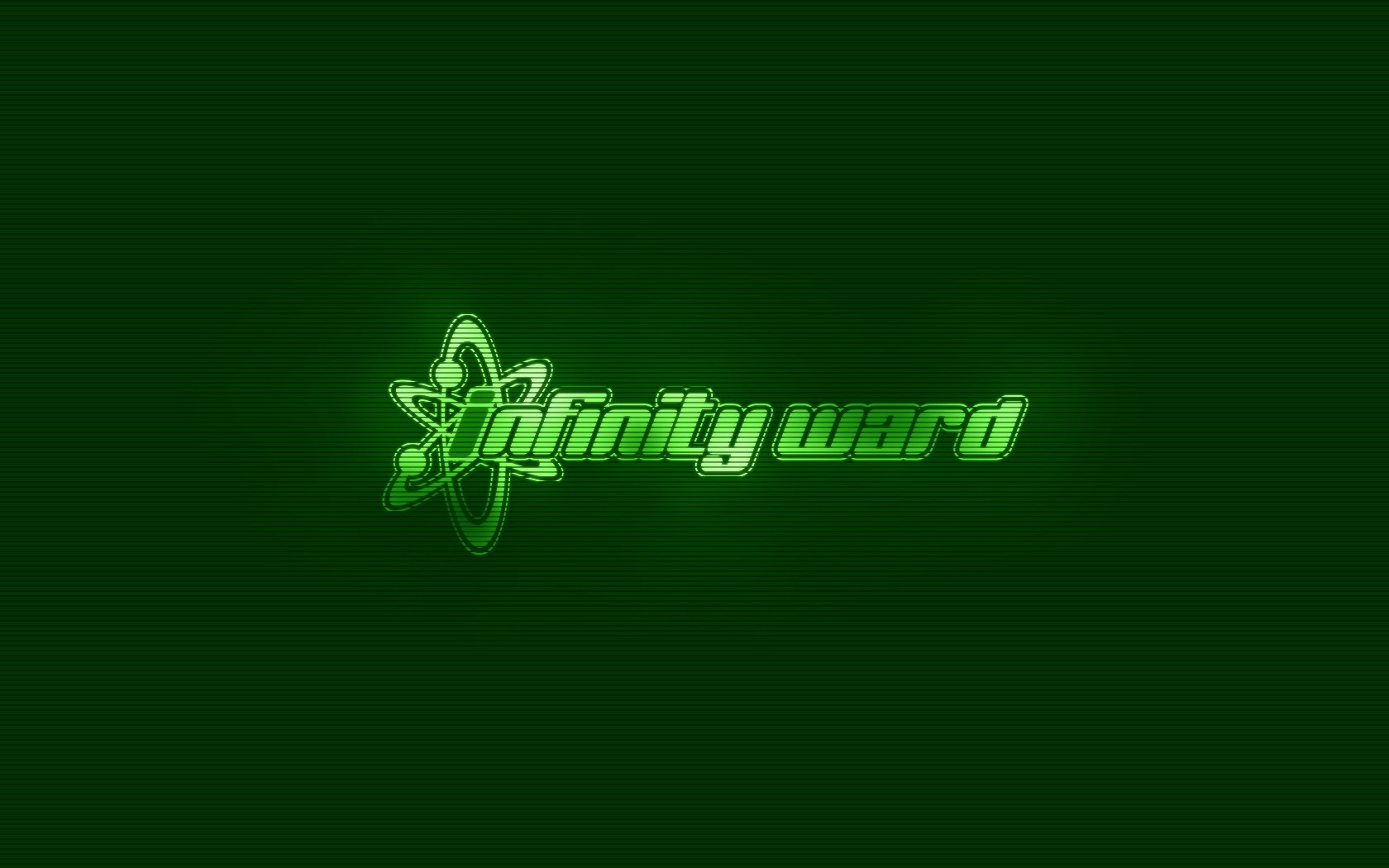 Infinity Ward logo with atom symbol HD Wallpaper