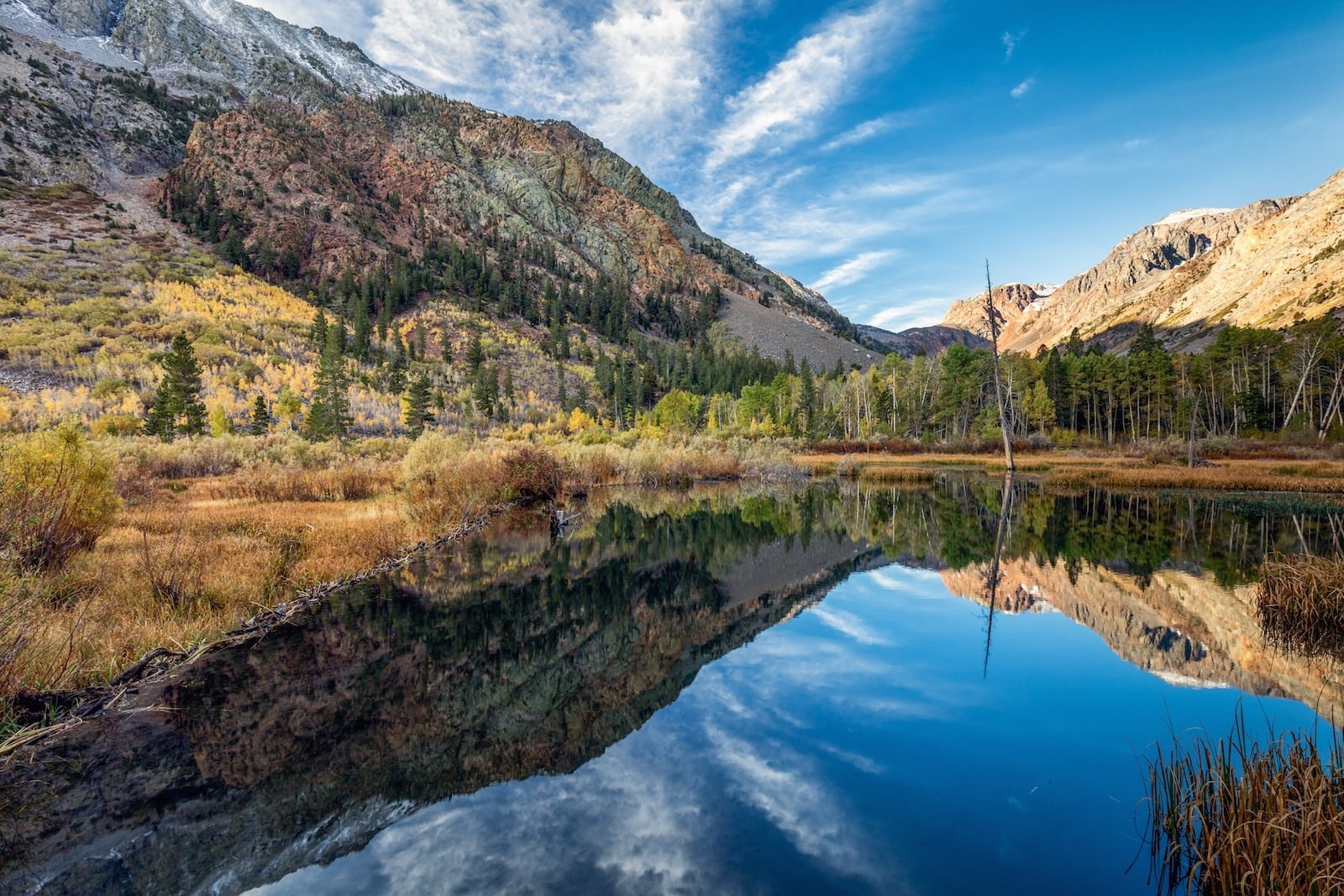 Autumn Mountain Lake Reflection HD Wallpaper