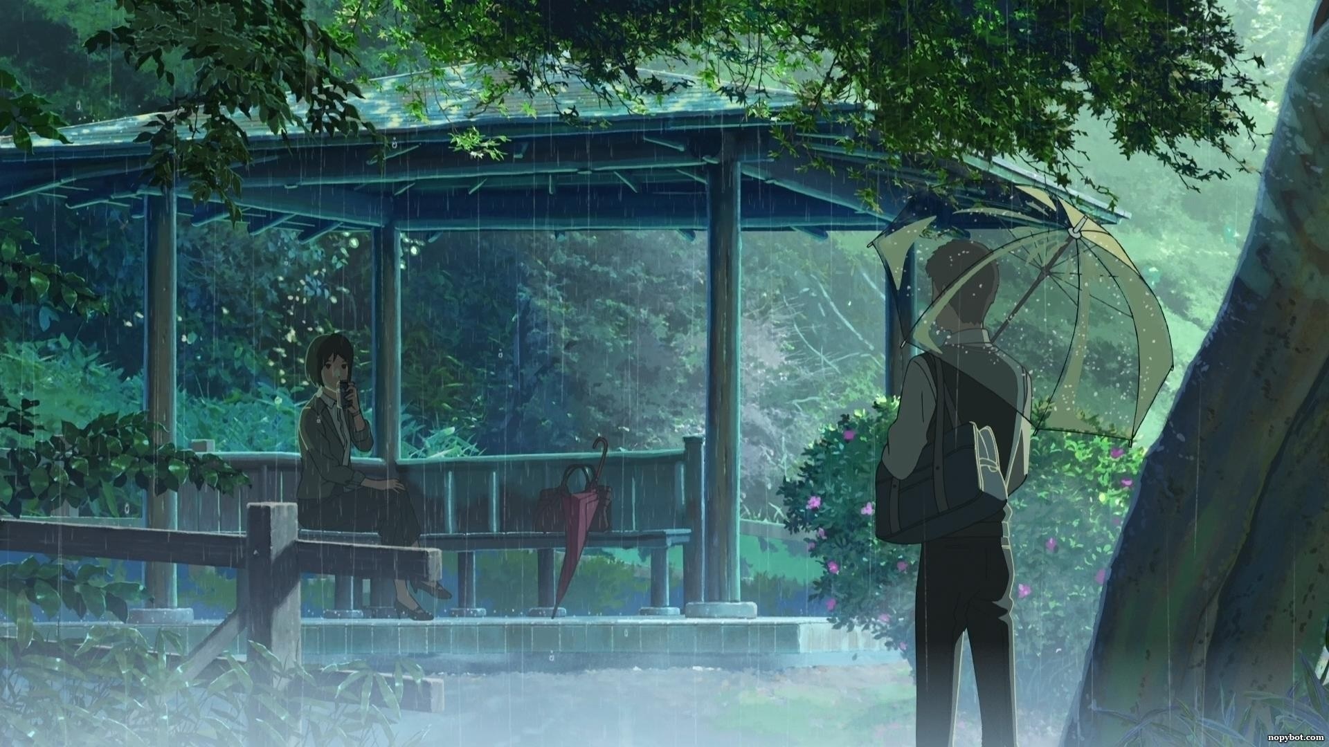 The Garden of Words HD Wallpaper