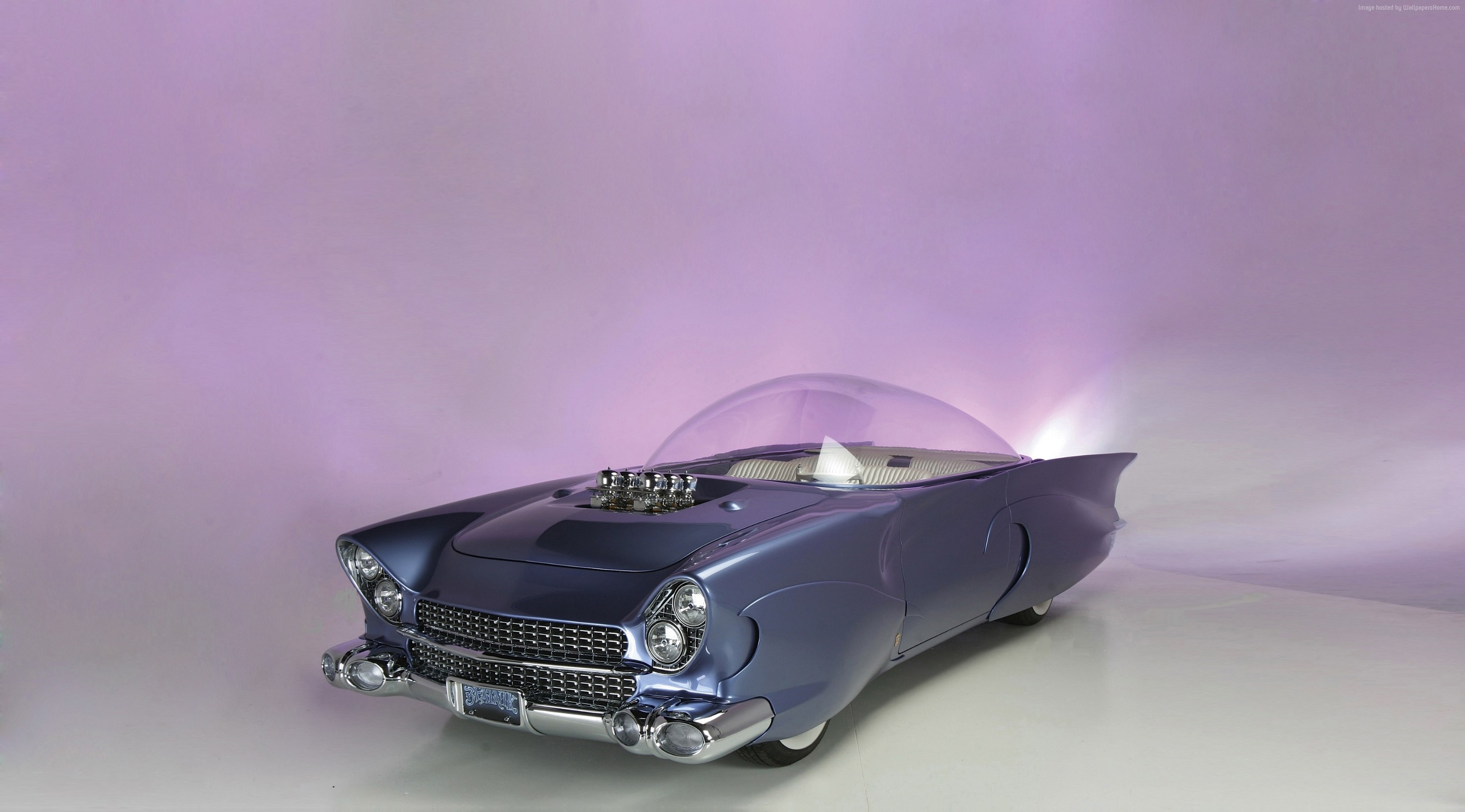 Ford "Beatnik" Bubbletop Custom car HD Wallpaper