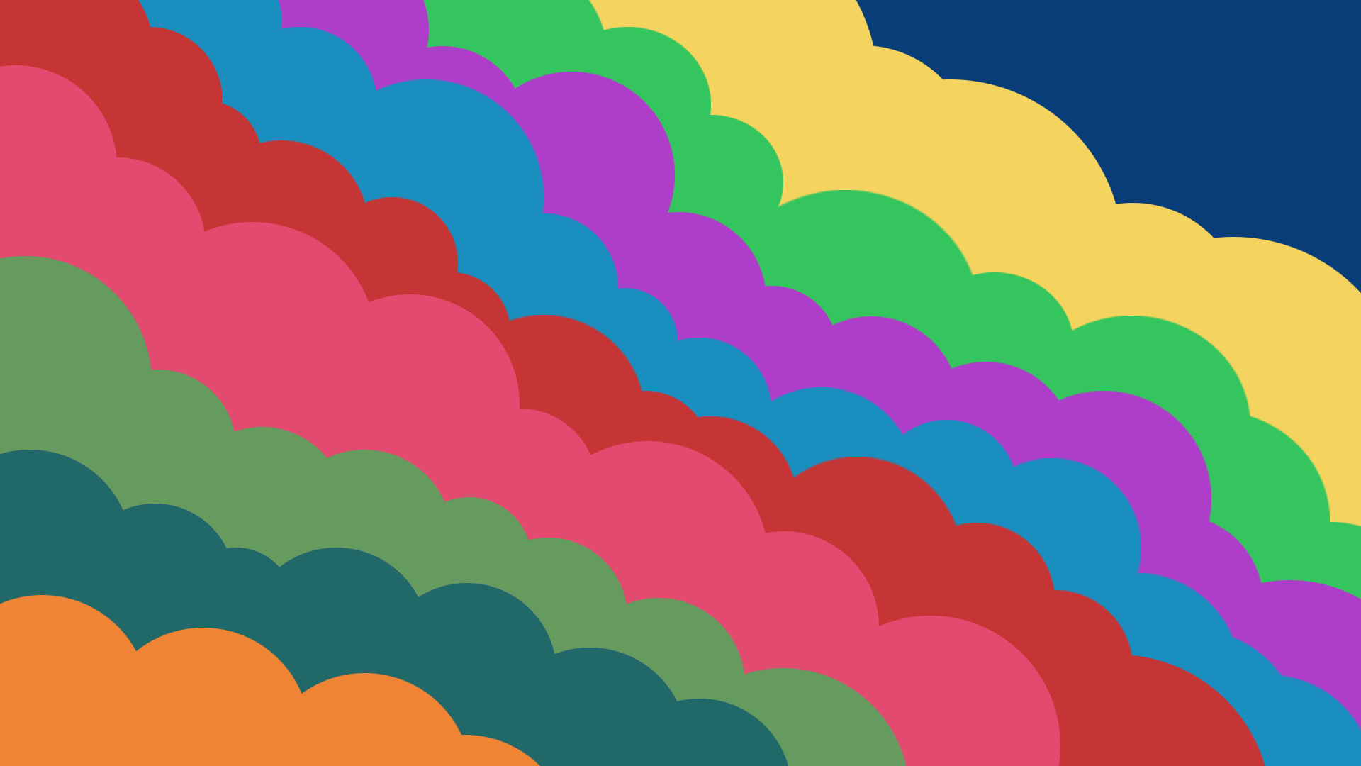 Colorful Abstract Illustration of Layered Clouds HD Wallpaper