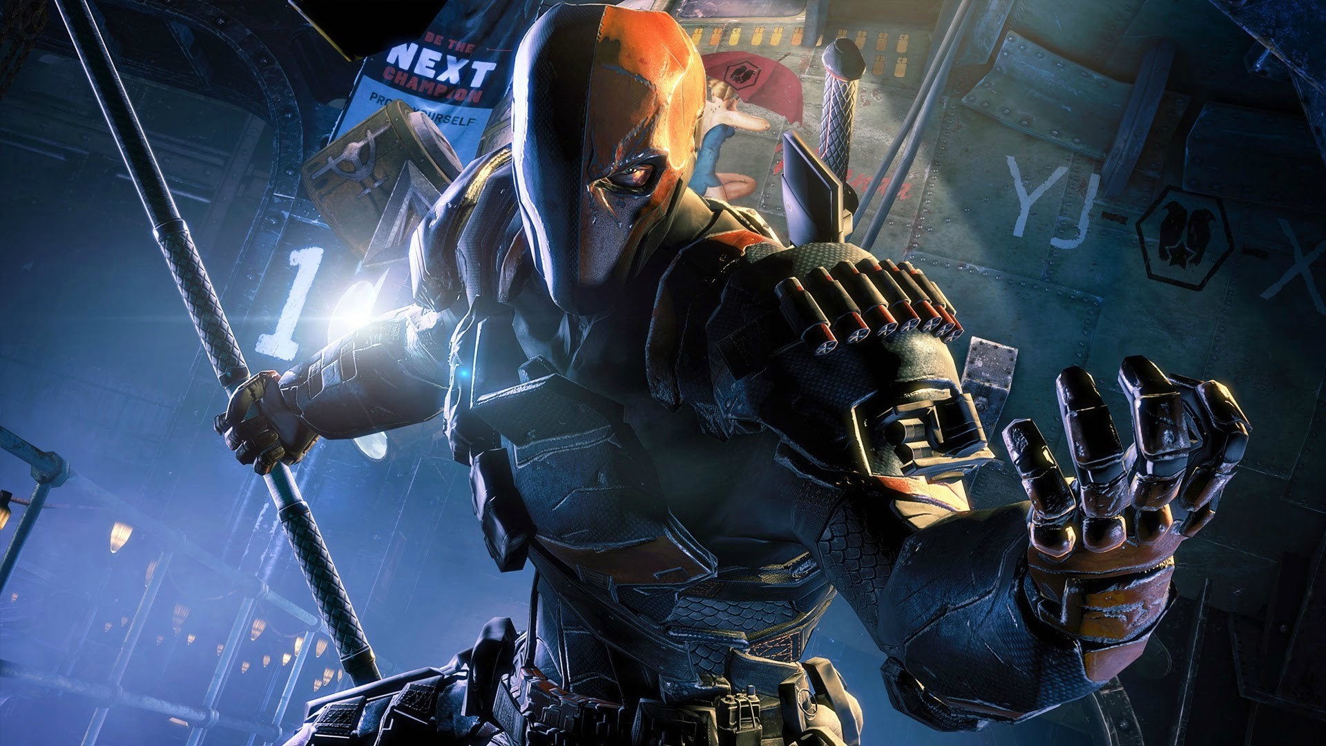 Deathstroke from Batman: Arkham Origins HD Wallpaper