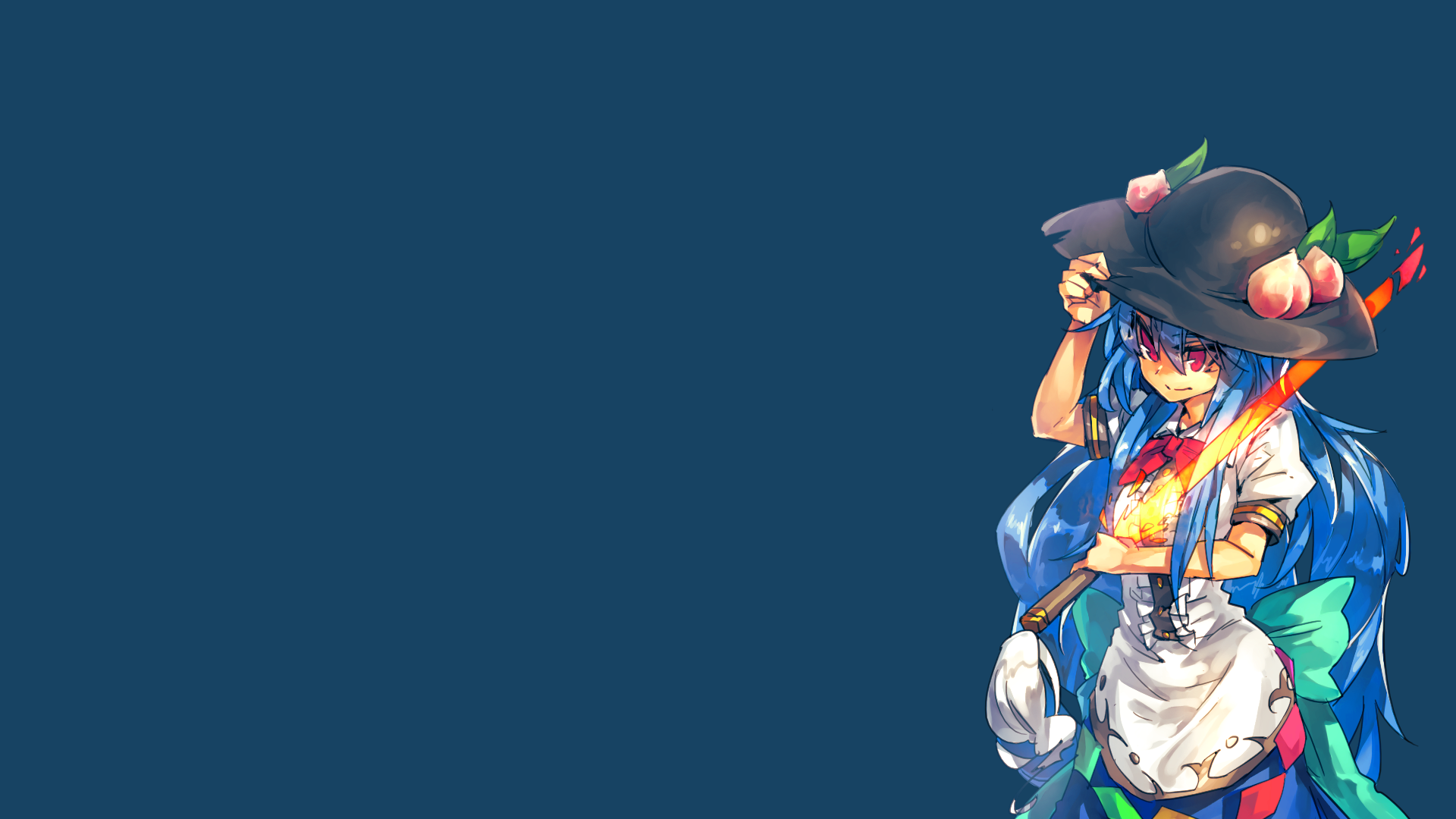 Hinanawi Tenshi from Touhou Project HD Wallpaper