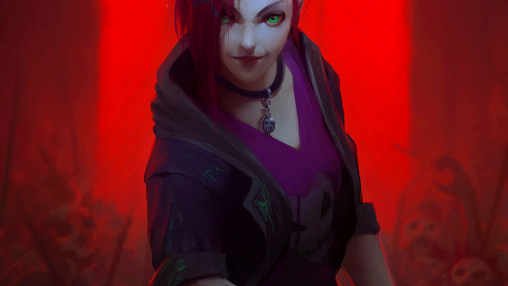 Jinx from League of Legends HD Wallpaper