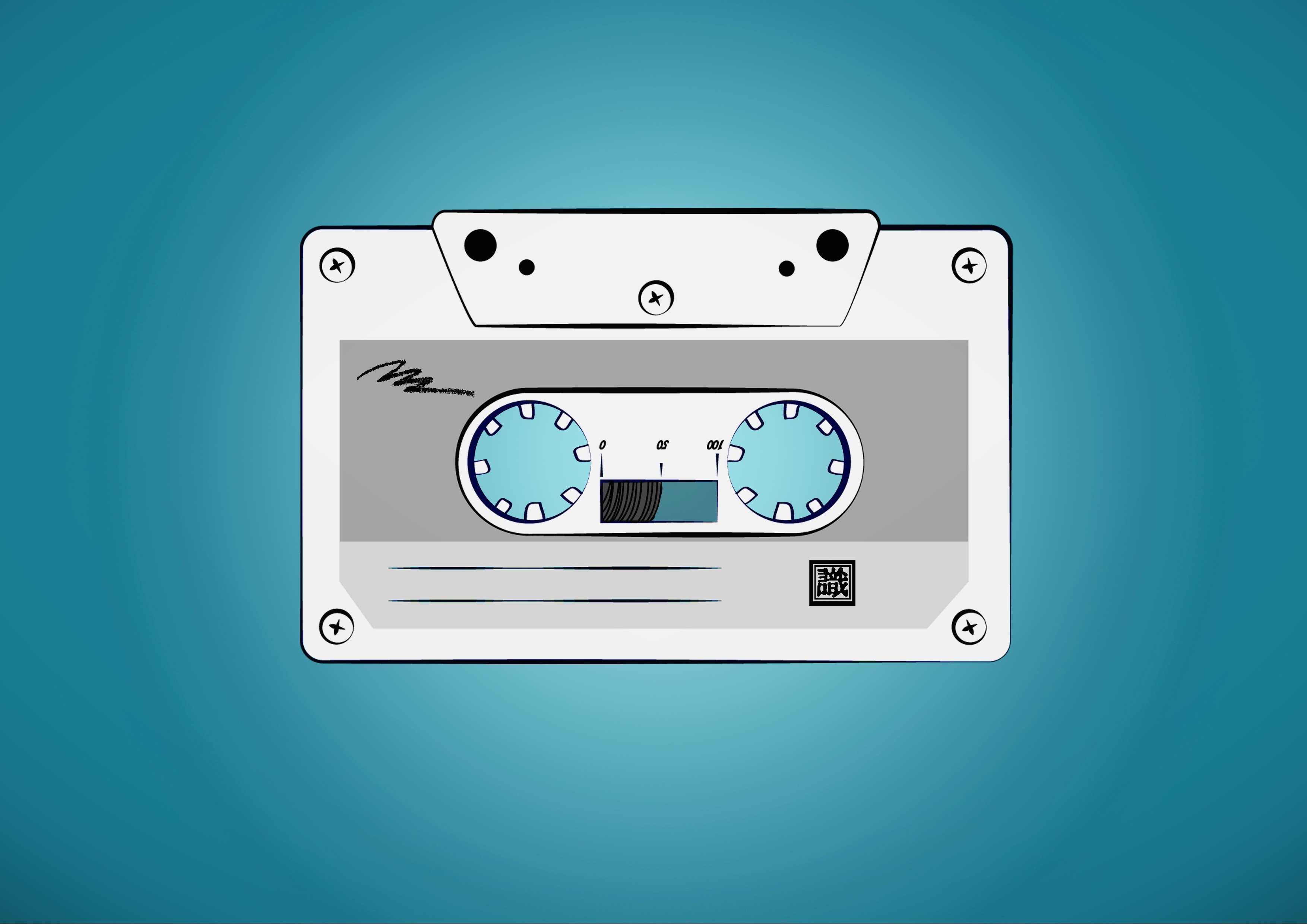 Vintage Cassette Tape Artwork HD Wallpaper