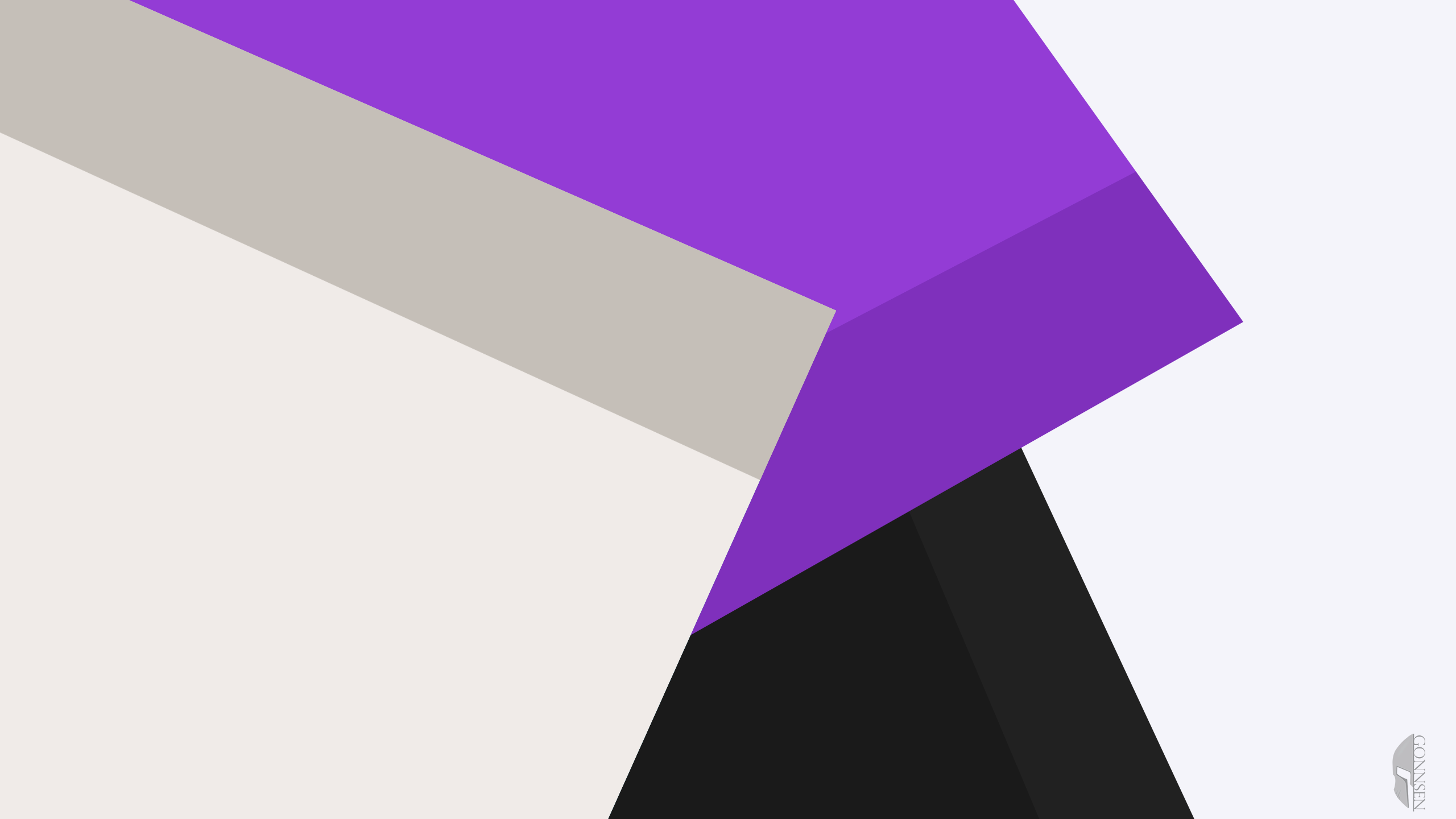 Abstract geometric shapes with purple and gray colors HD Wallpaper