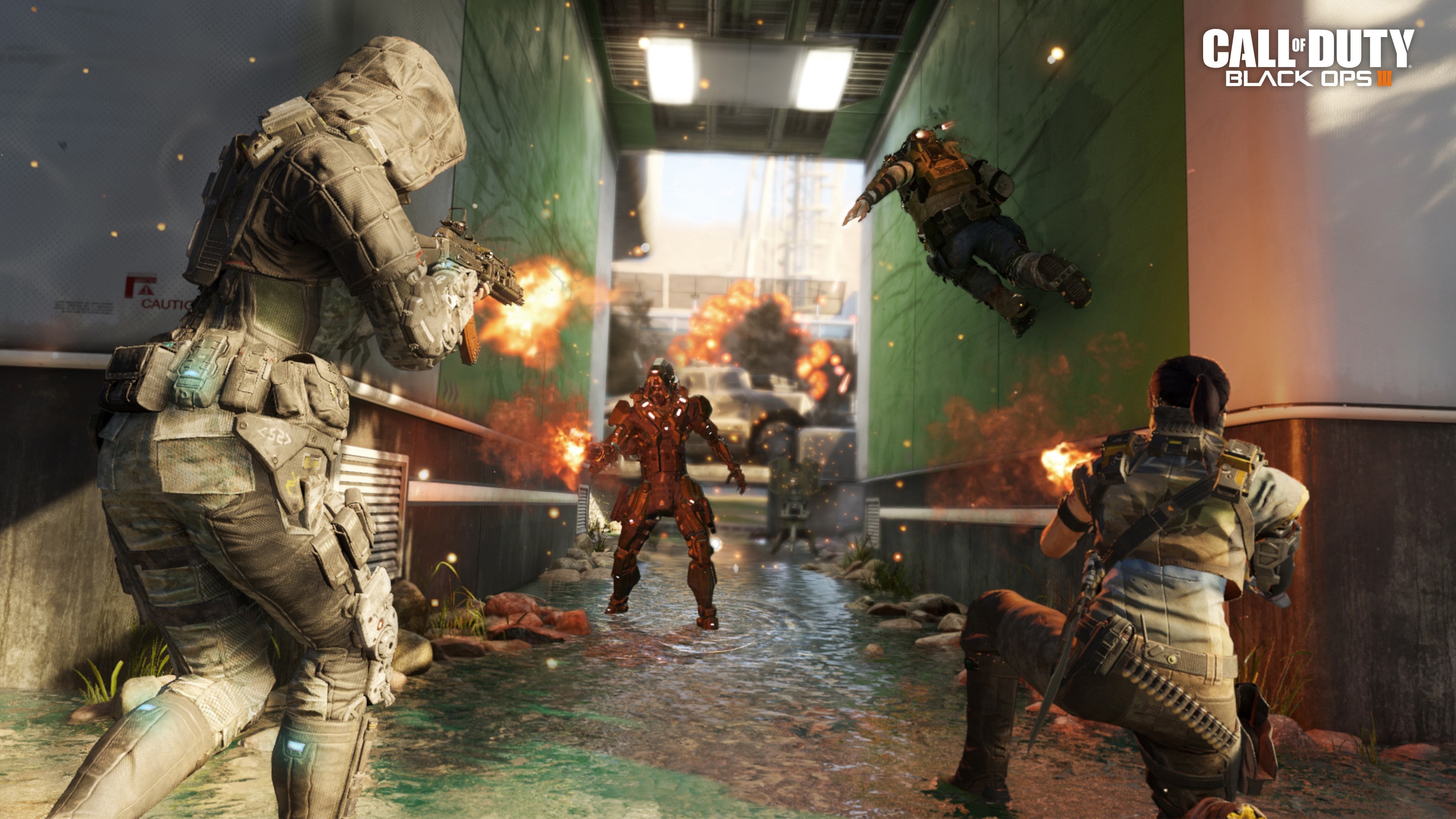 Call of Duty Black Ops III Combat Scene HD Wallpaper
