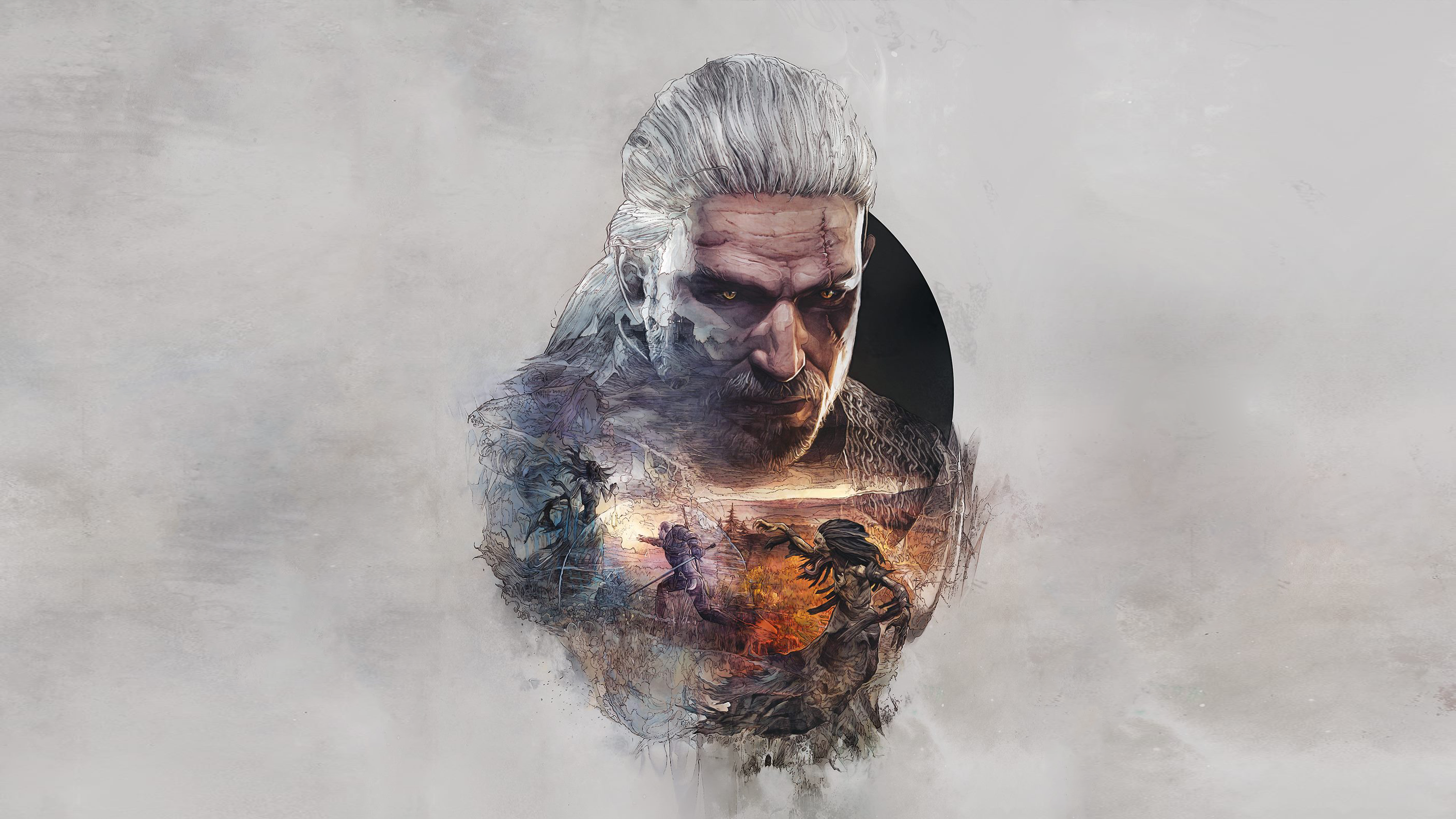 Geralt of Rivia from The Witcher 3 Wild Hunt HD Wallpaper