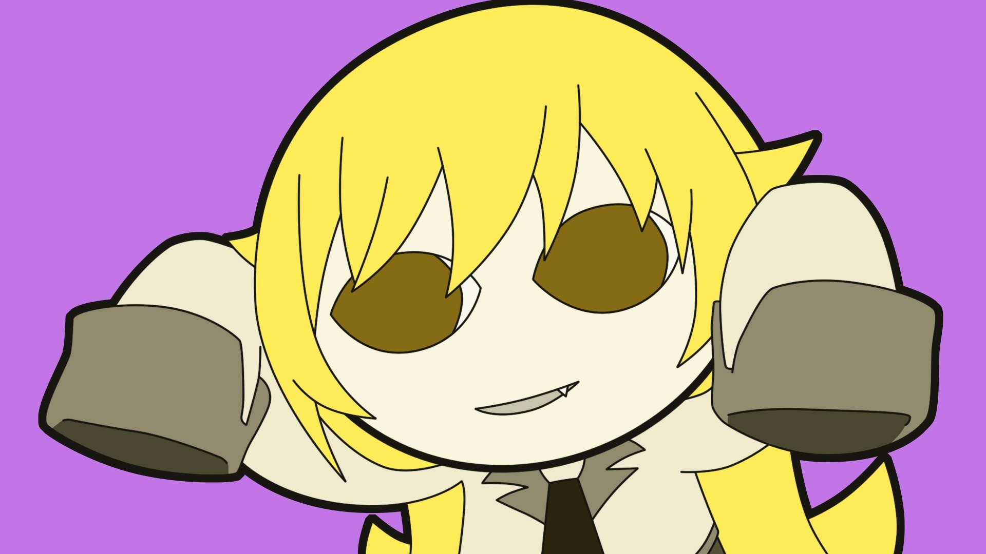Oshino Shinobu from Monogatari Series HD Wallpaper