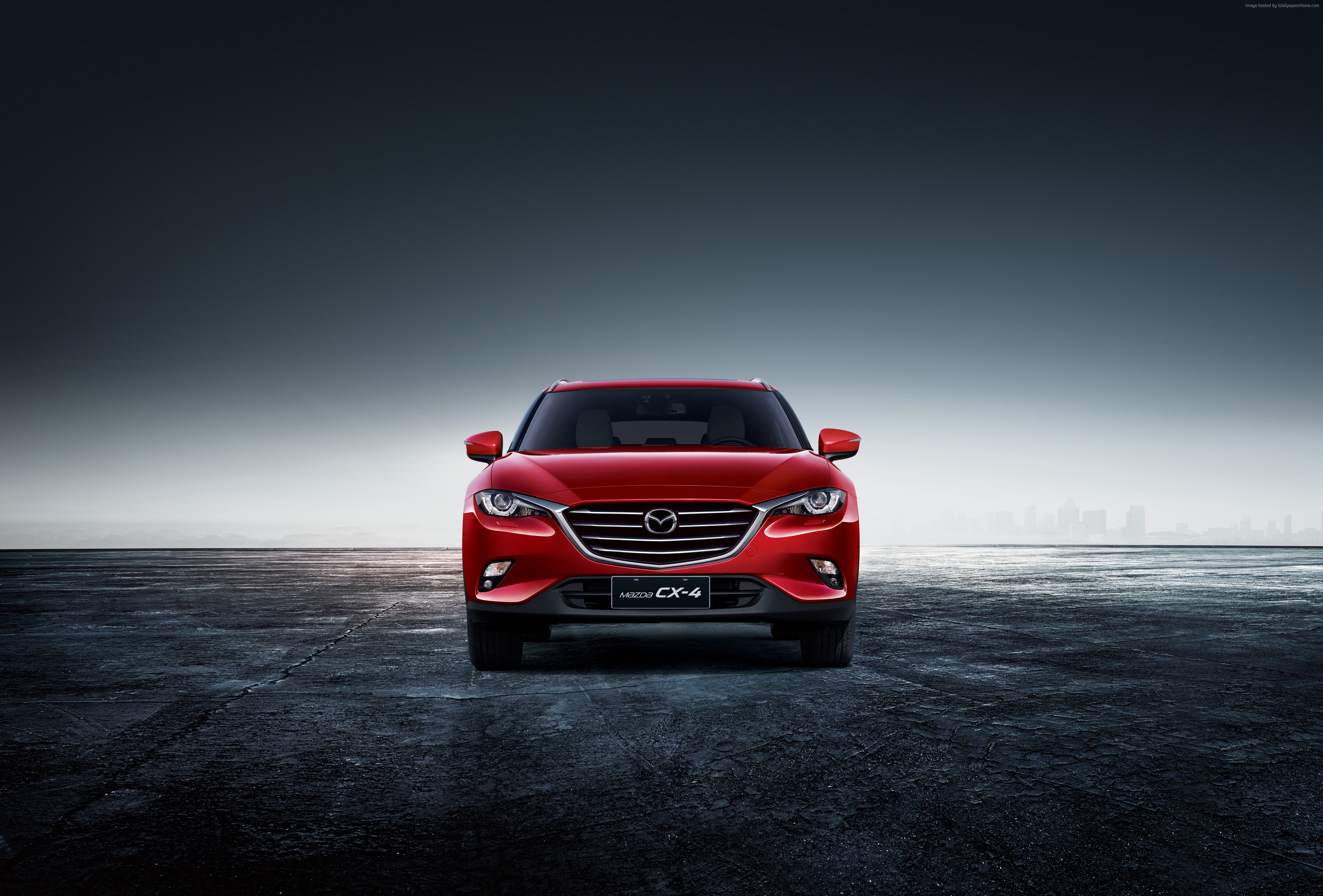 Red Mazda CX-4 Crossover HD Wallpaper