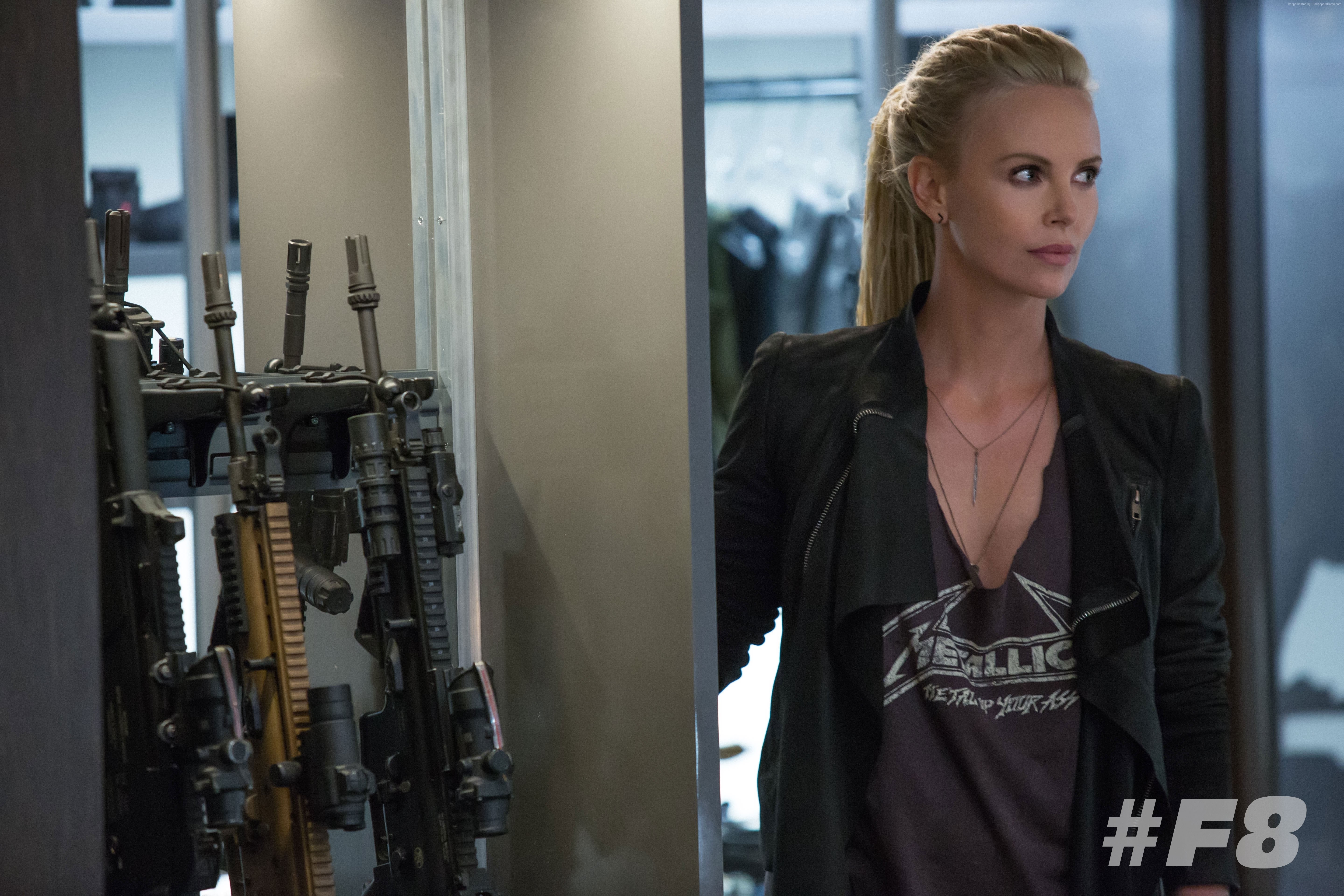 Charlize Theron as Cipher in Fast & Furious 8 HD Wallpaper
