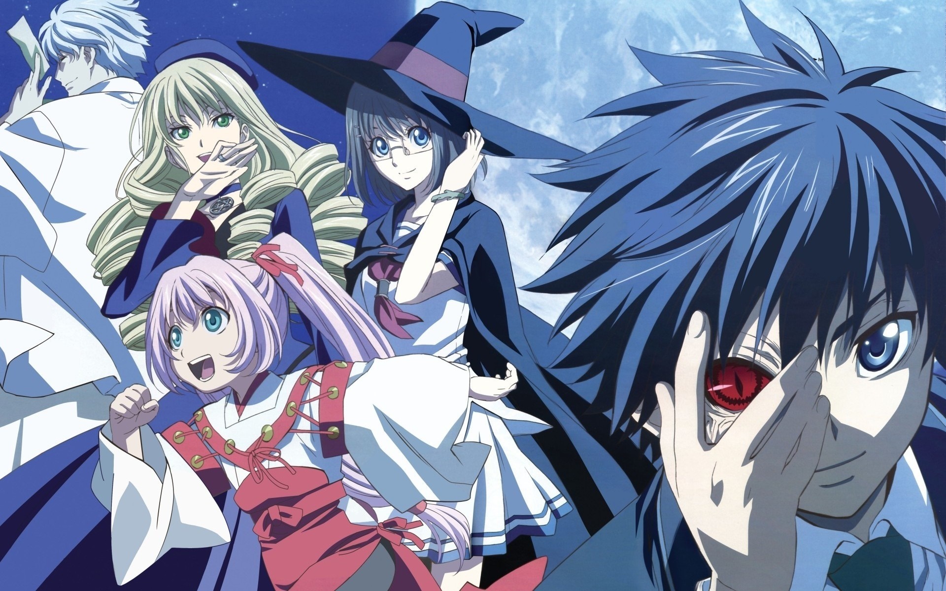 Anime characters from Rentaru Magika HD Wallpaper