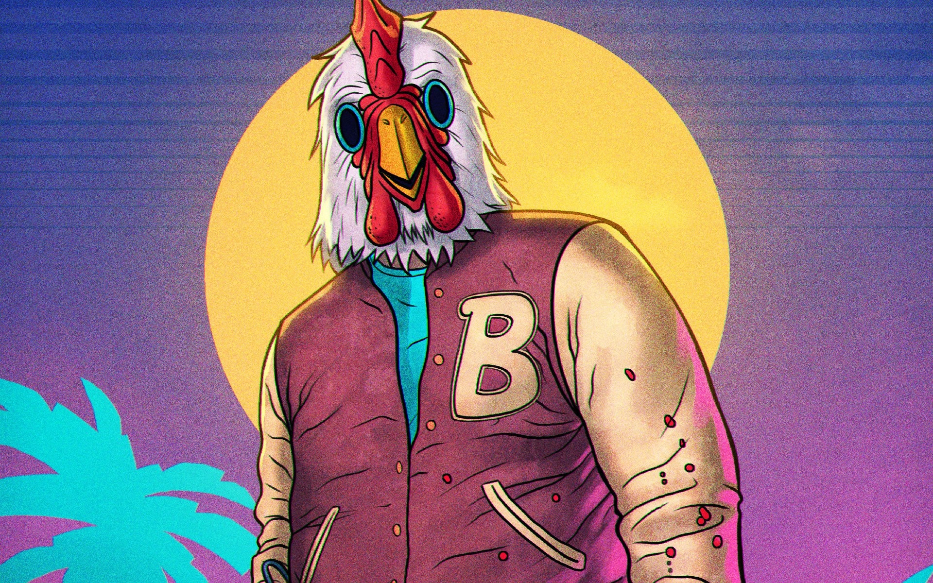 Jacket from Hotline Miami HD Wallpaper