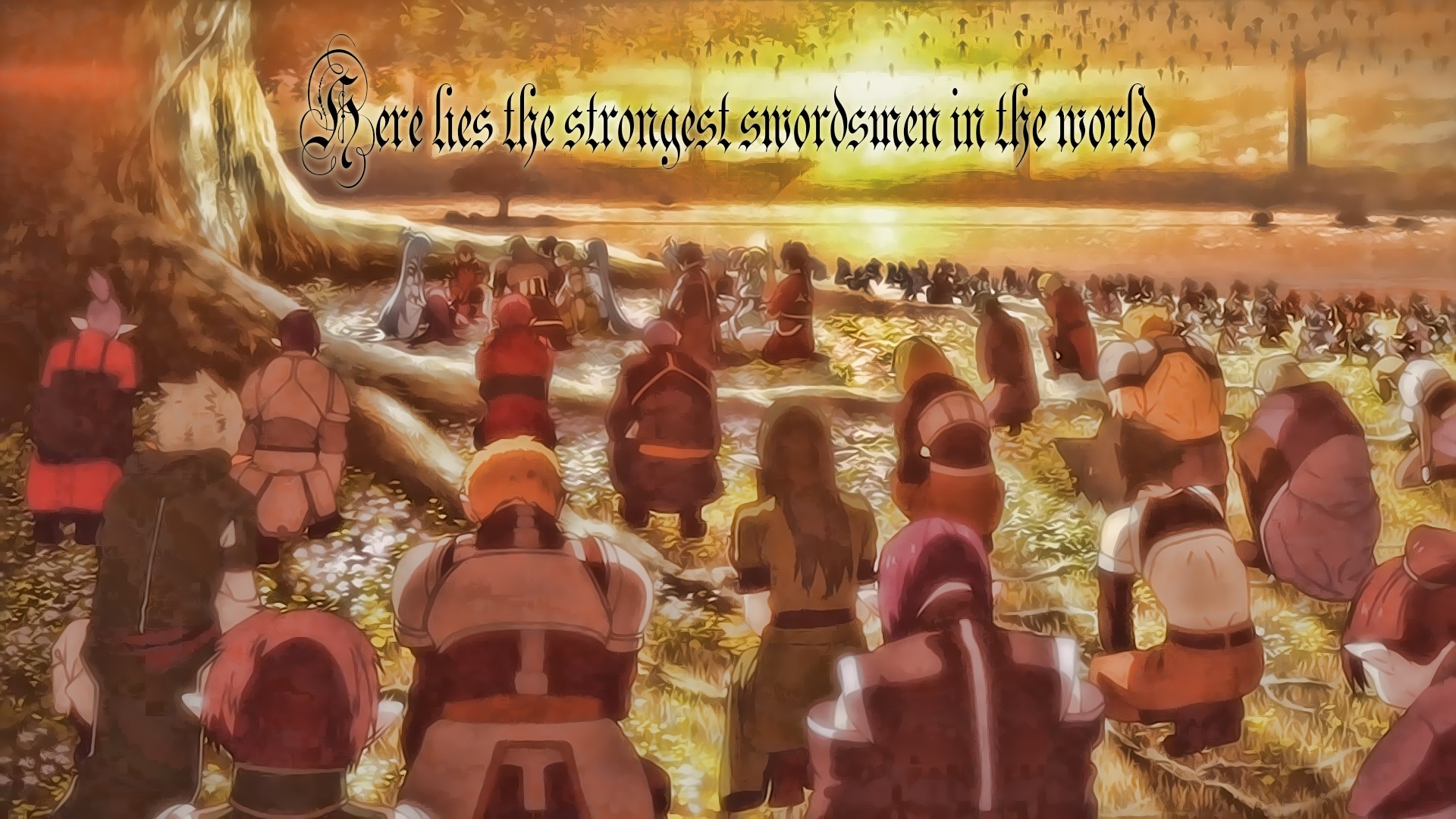 Sword Art Online: Audience watching a memorial HD Wallpaper