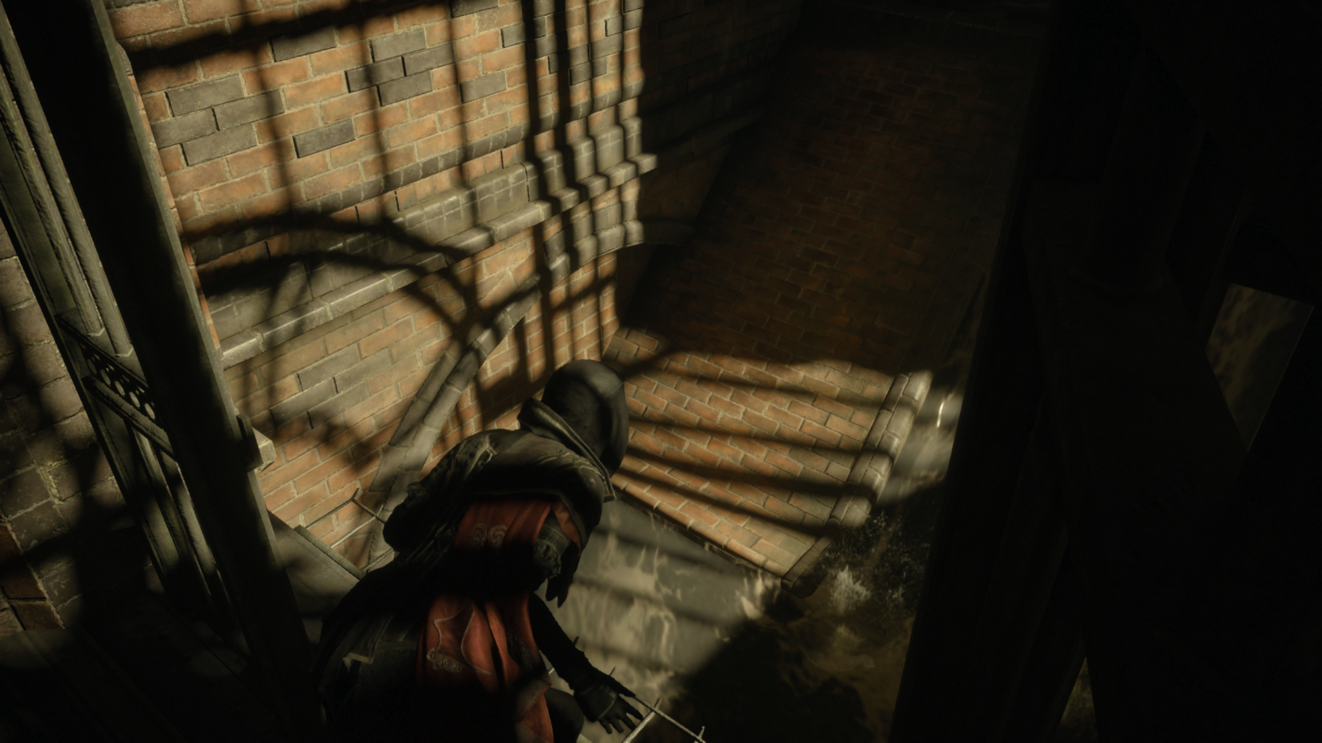 Evie Frye from Assassin's Creed Syndicate on stairs HD Wallpaper