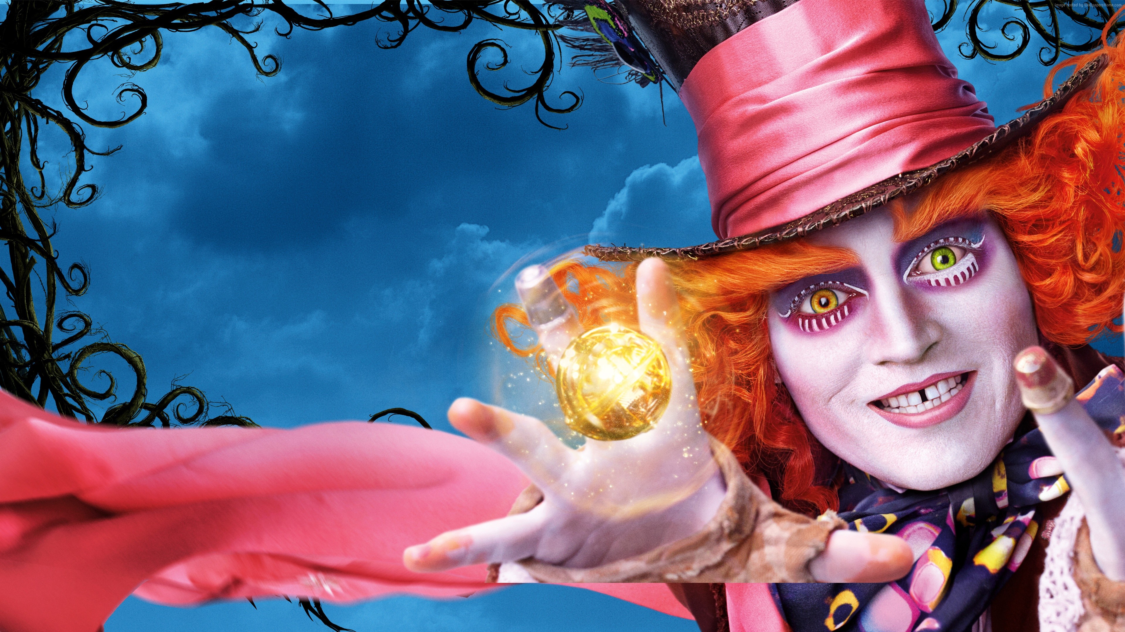 The Mad Hatter from Alice Through the Looking Glass HD Wallpaper