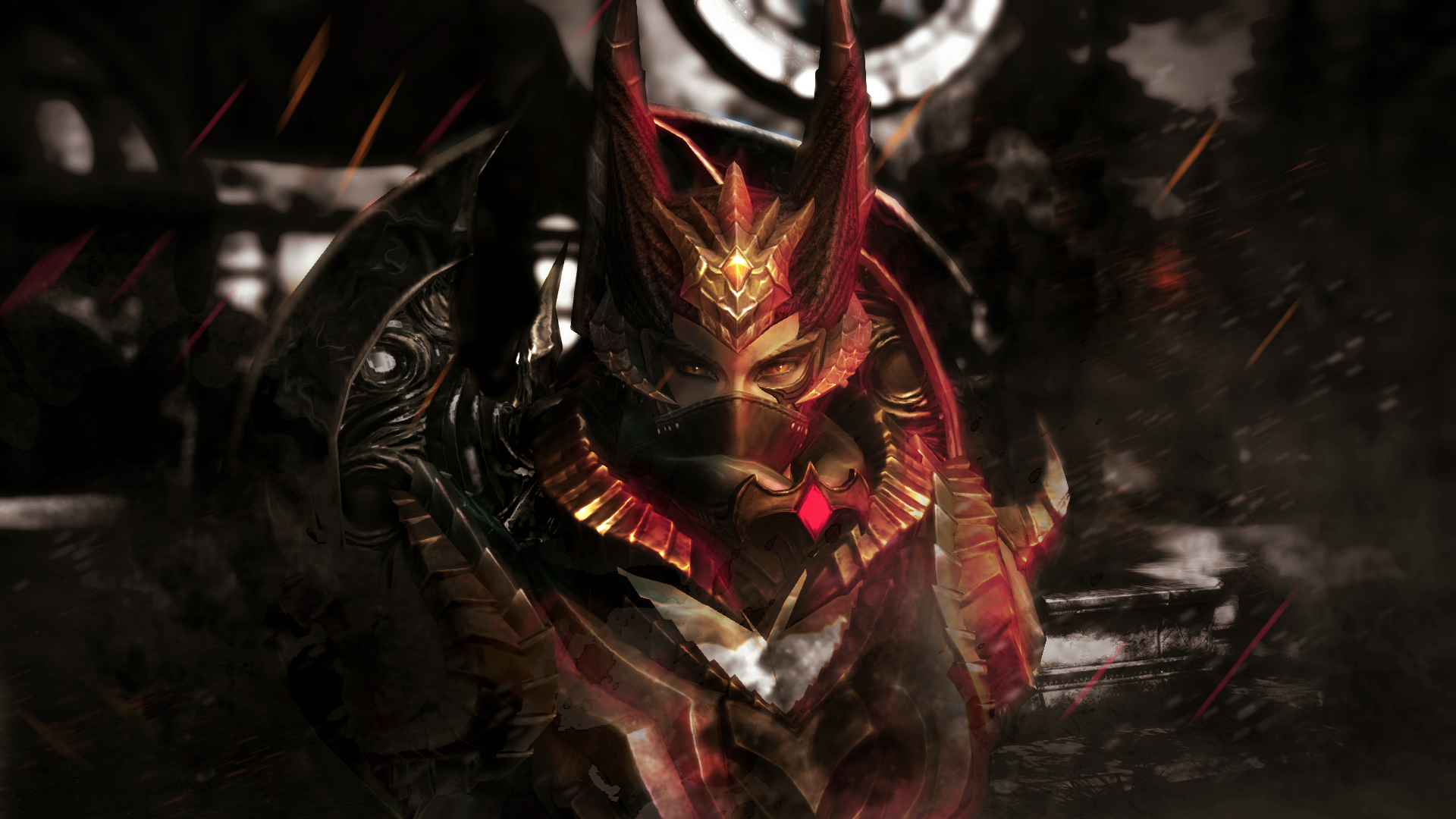 Fictional character in ornate armor from Tera HD Wallpaper