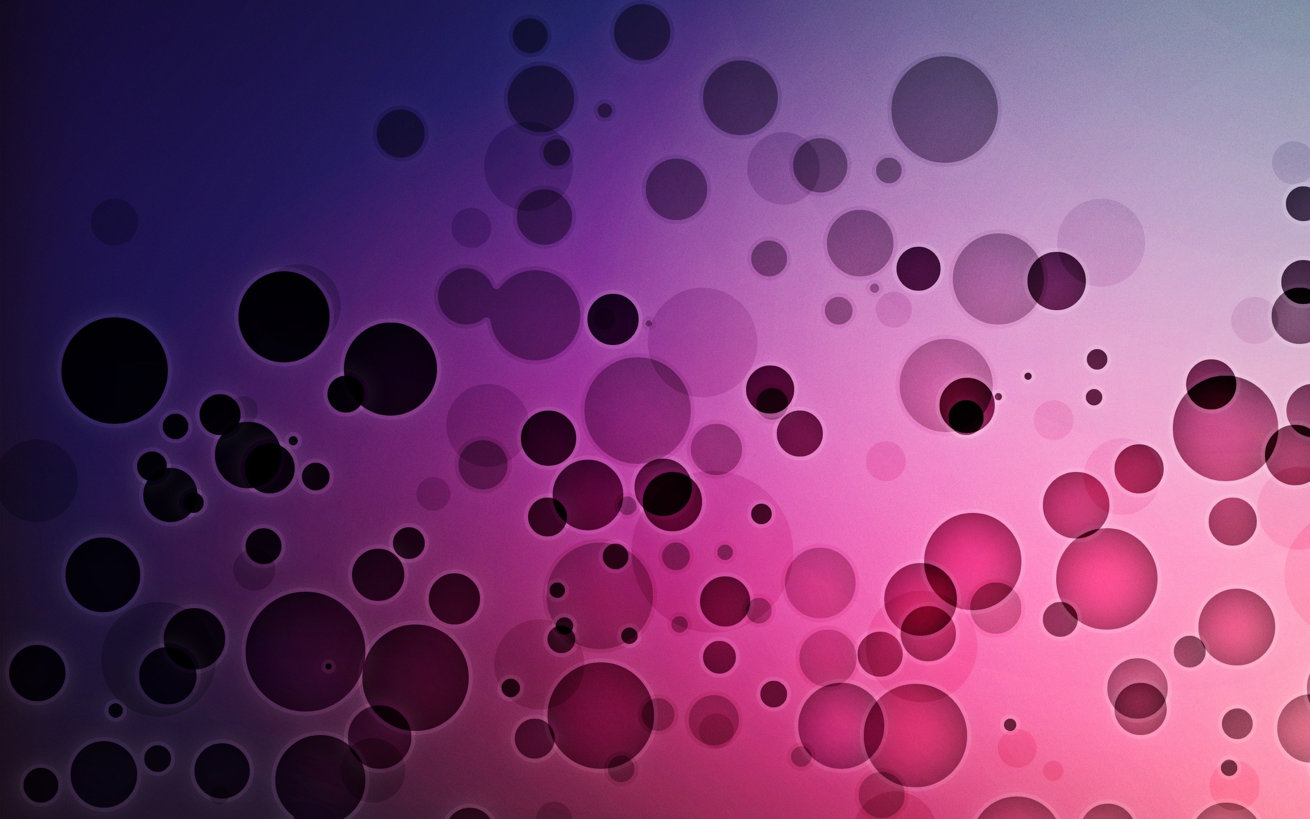 Abstract background with pink and purple bokeh circles HD Wallpaper