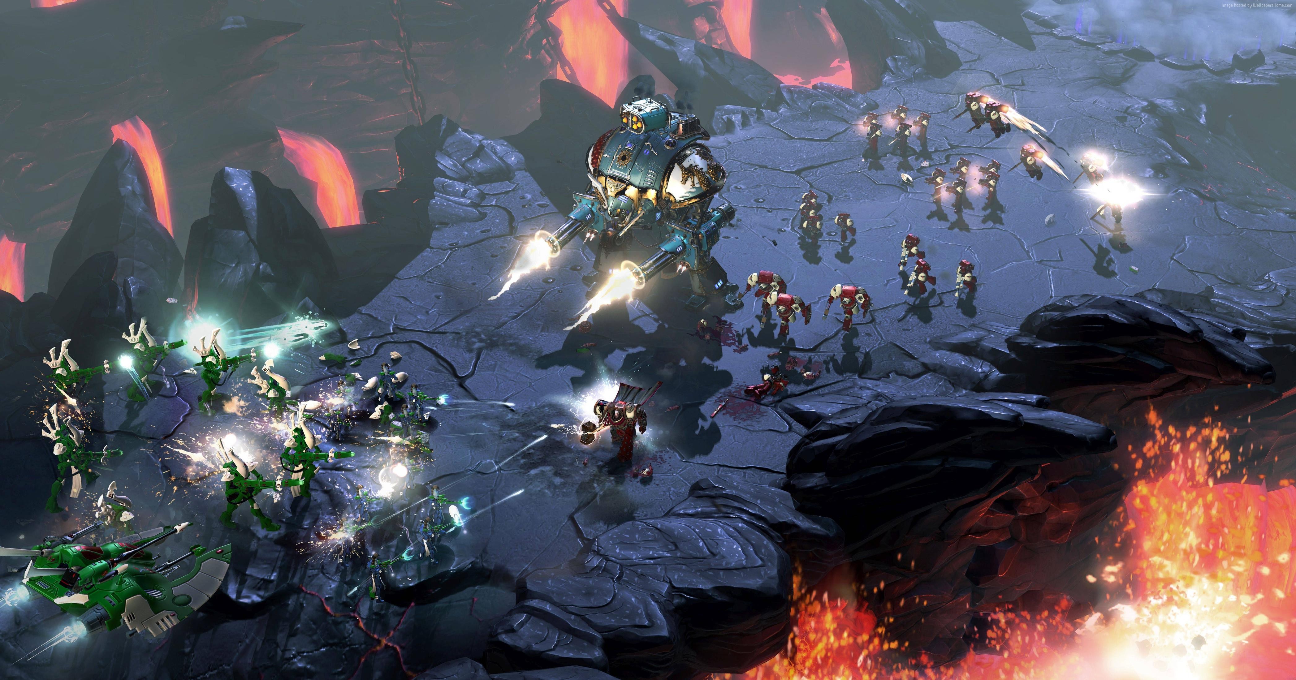 Warhammer 40k: Dawn of War 3 battle scene HD Wallpaper
