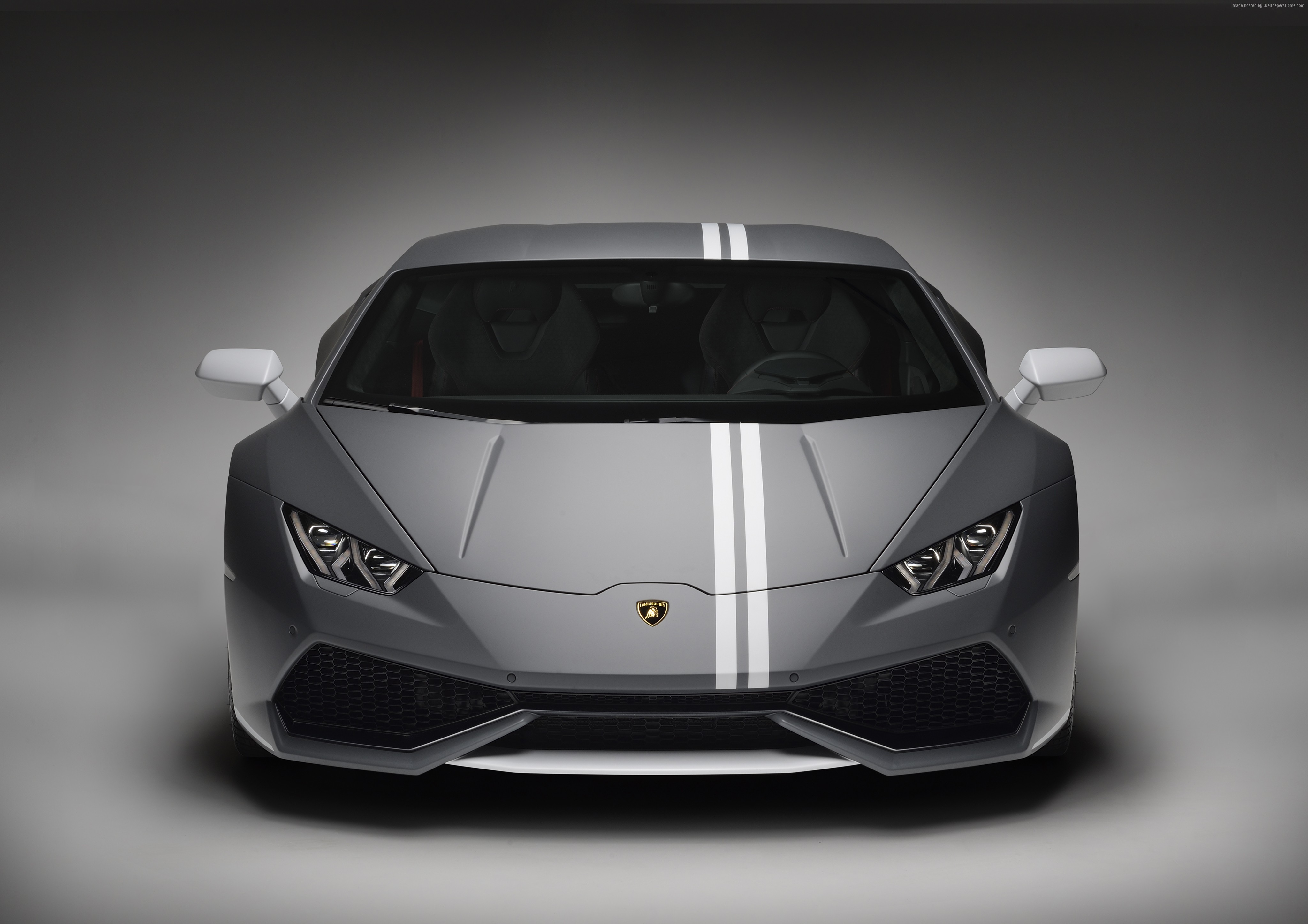 Lamborghini Huracán LP 610-4 Avio with racing stripes HD Wallpaper
