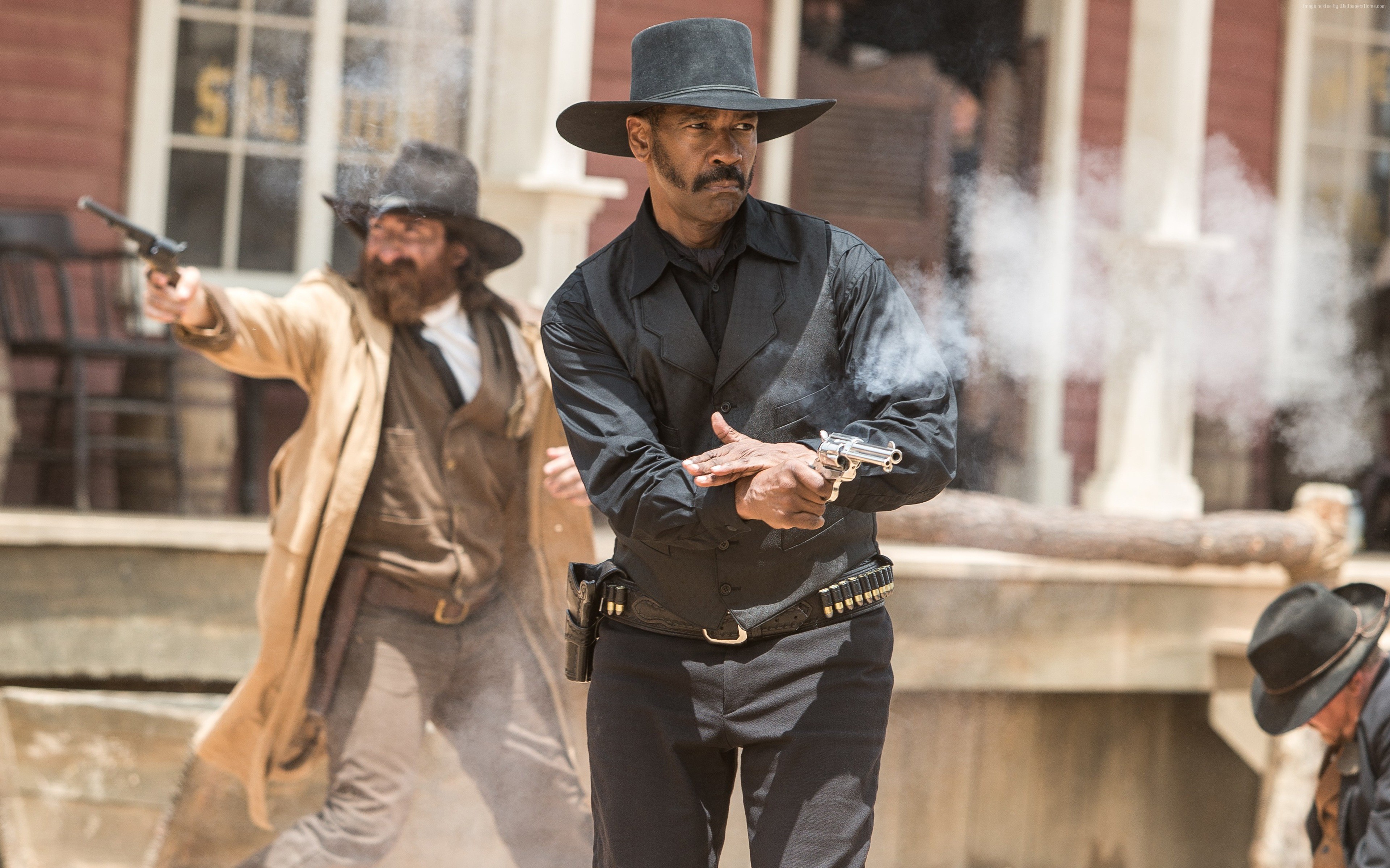 Denzel Washington in The Magnificent Seven HD Wallpaper