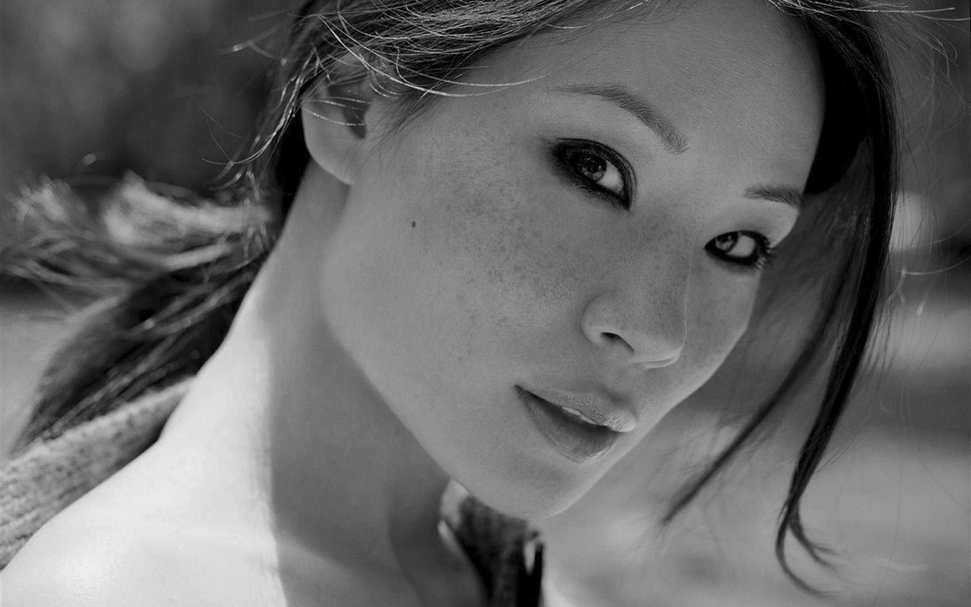 Lucy Liu portrait photography HD Wallpaper