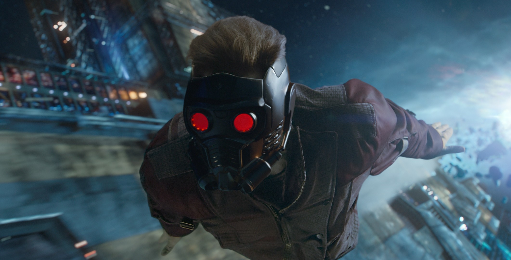 Star-Lord from Guardians of the Galaxy in space HD Wallpaper