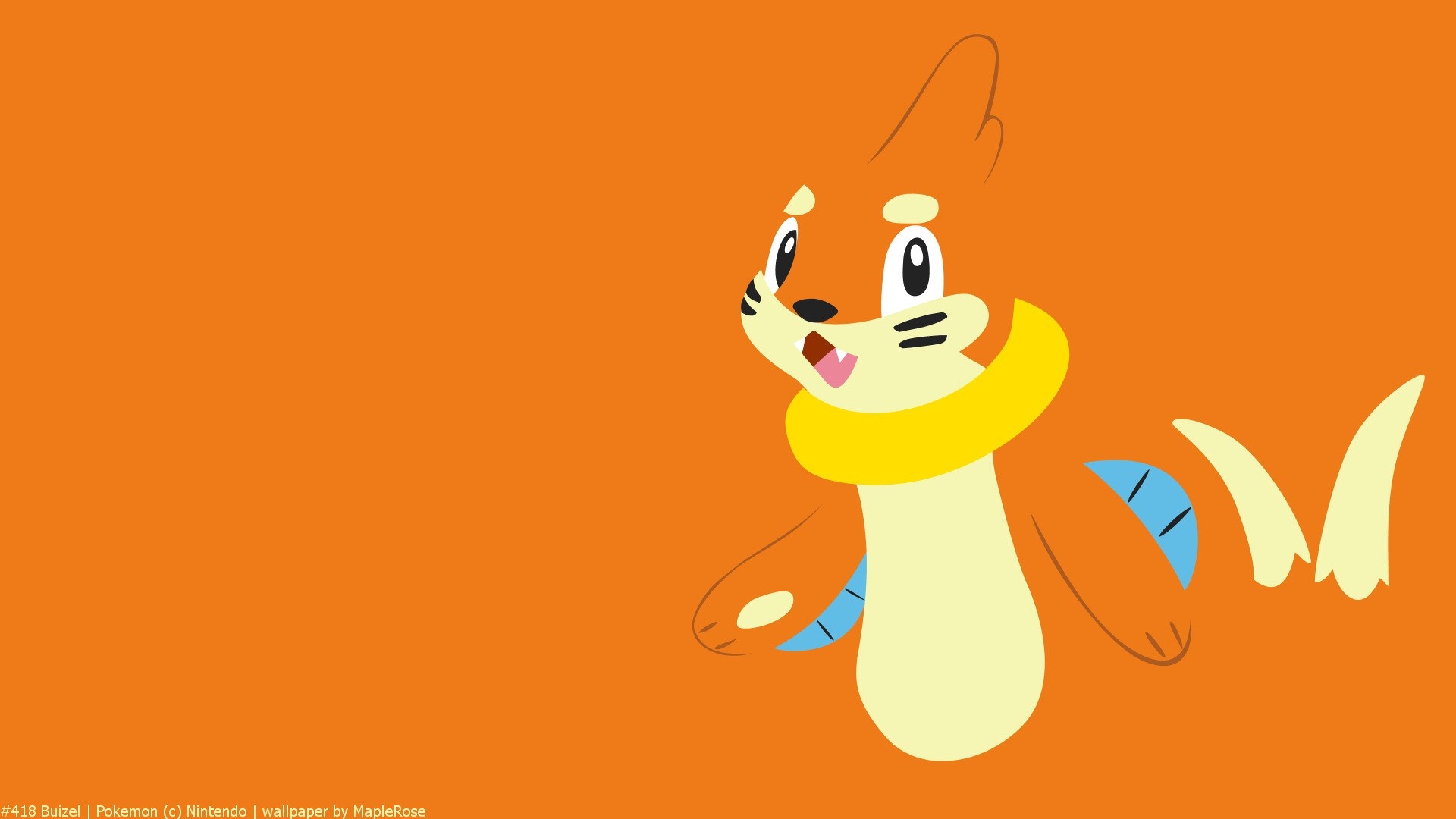 Buizel from Pokemon HD Wallpaper