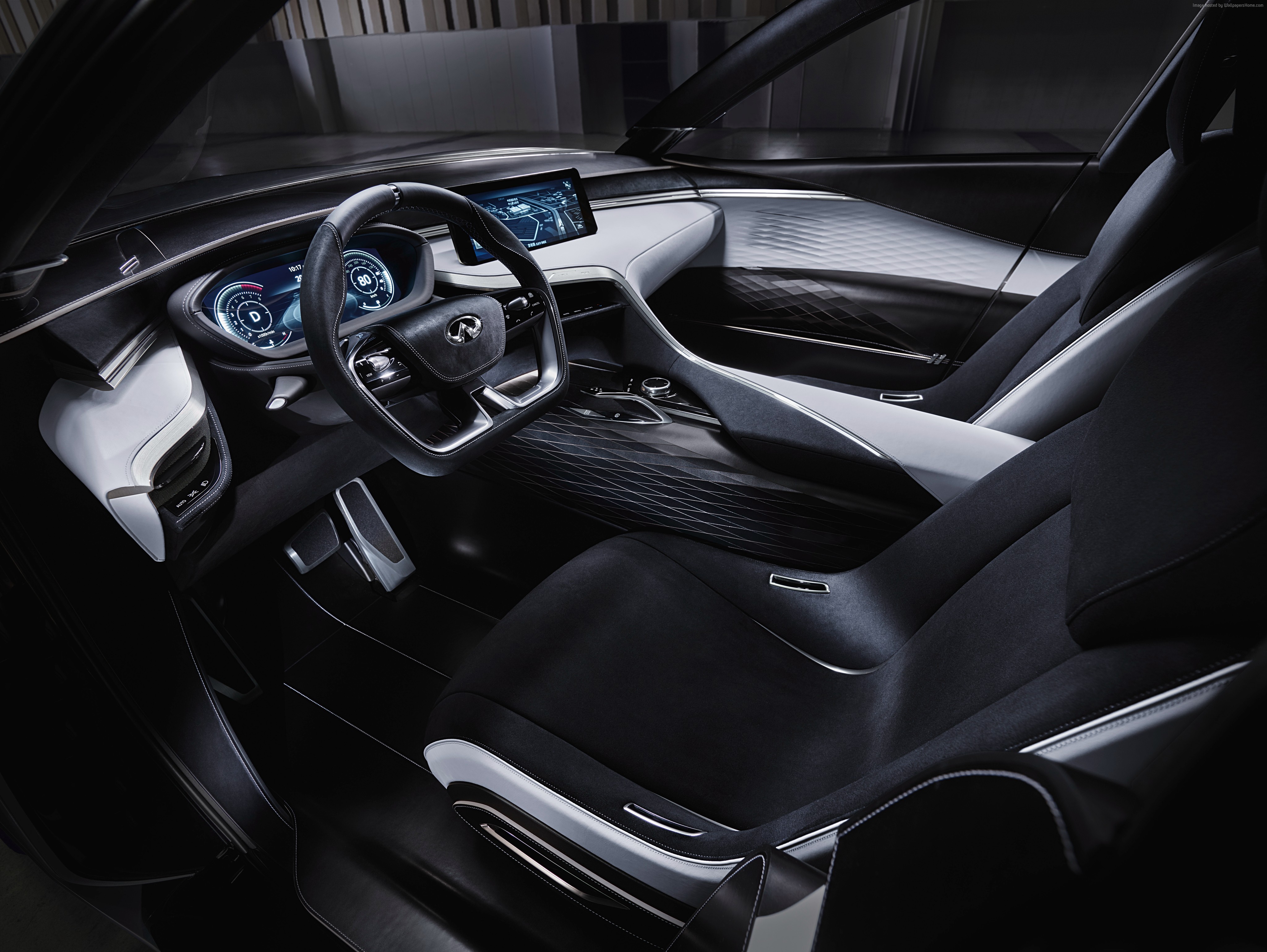 Infiniti QX Sport Inspiration concept car interior HD Wallpaper