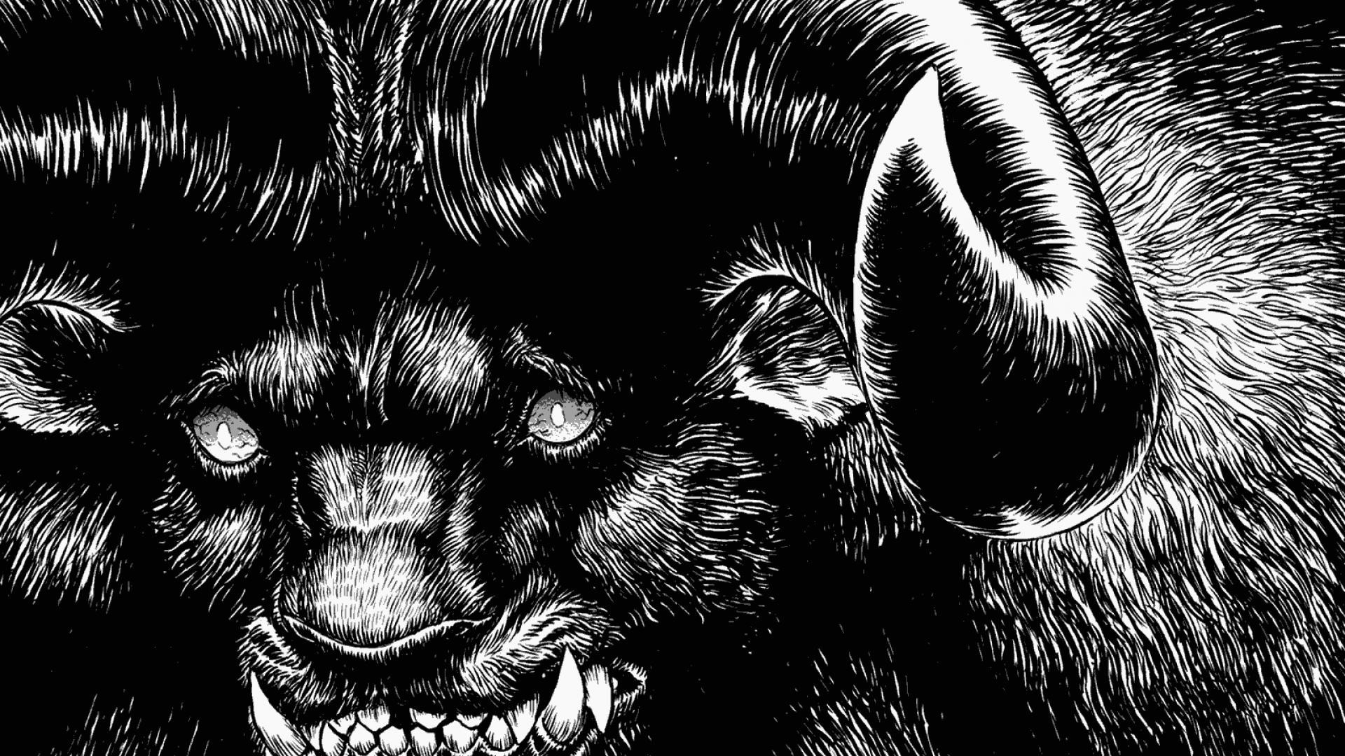 Close up of the head of Zodd from Berserk HD Wallpaper