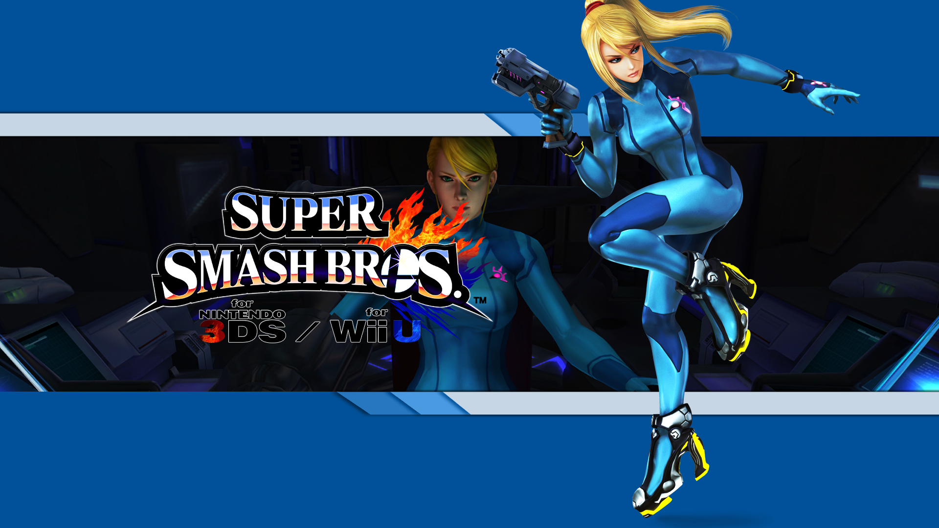 Zero Suit Samus from Super Smash Bros. for 3DS/Wii U HD Wallpaper
